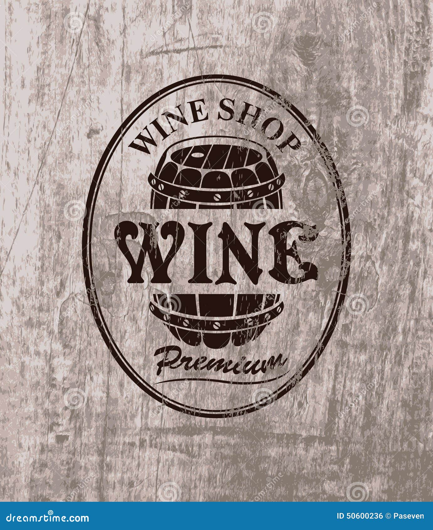 Cask of wine stock vector. Illustration of boards, shop 50600236