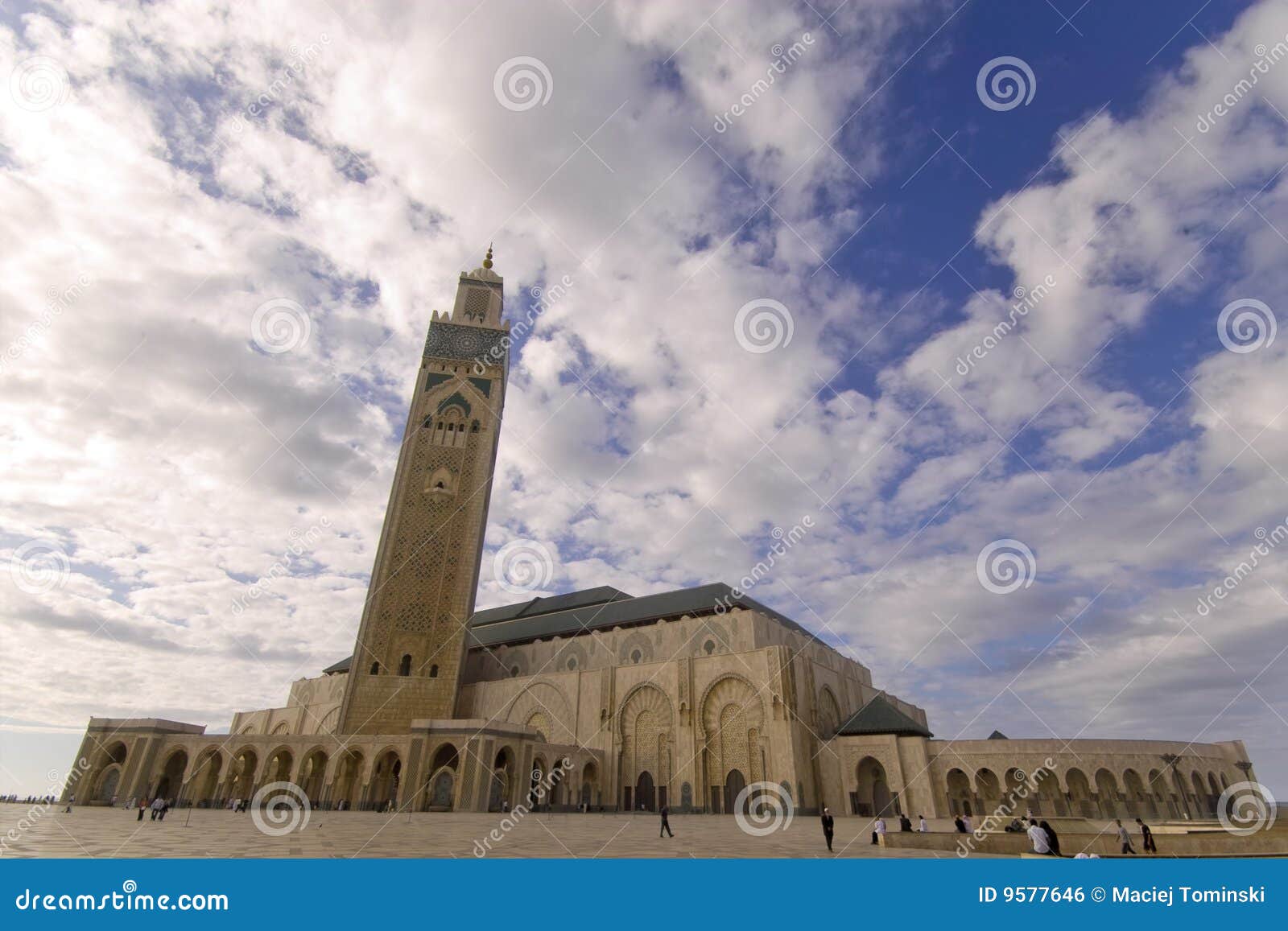 Cassablanca. Una di più grandi moschee nel mondo, la moschea del Hassan II