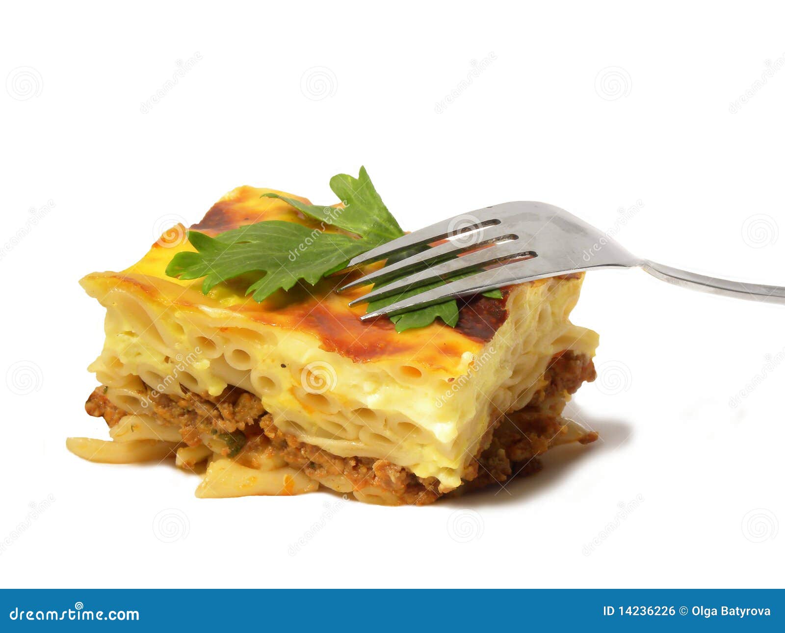 Casserole Of Macaroni .Greek Pastitsio. Stock Photo Image of greek