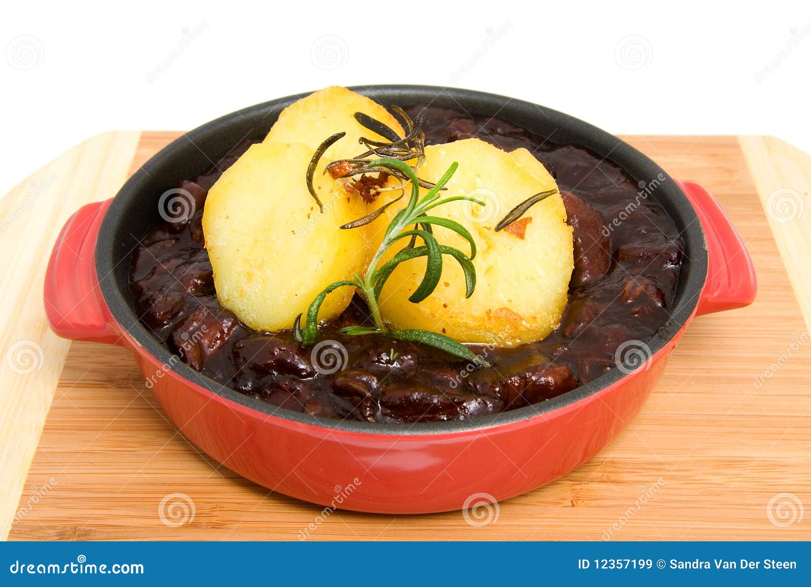 Casserole with Meat Stew and Potatoes Stock Image Image of gourmet