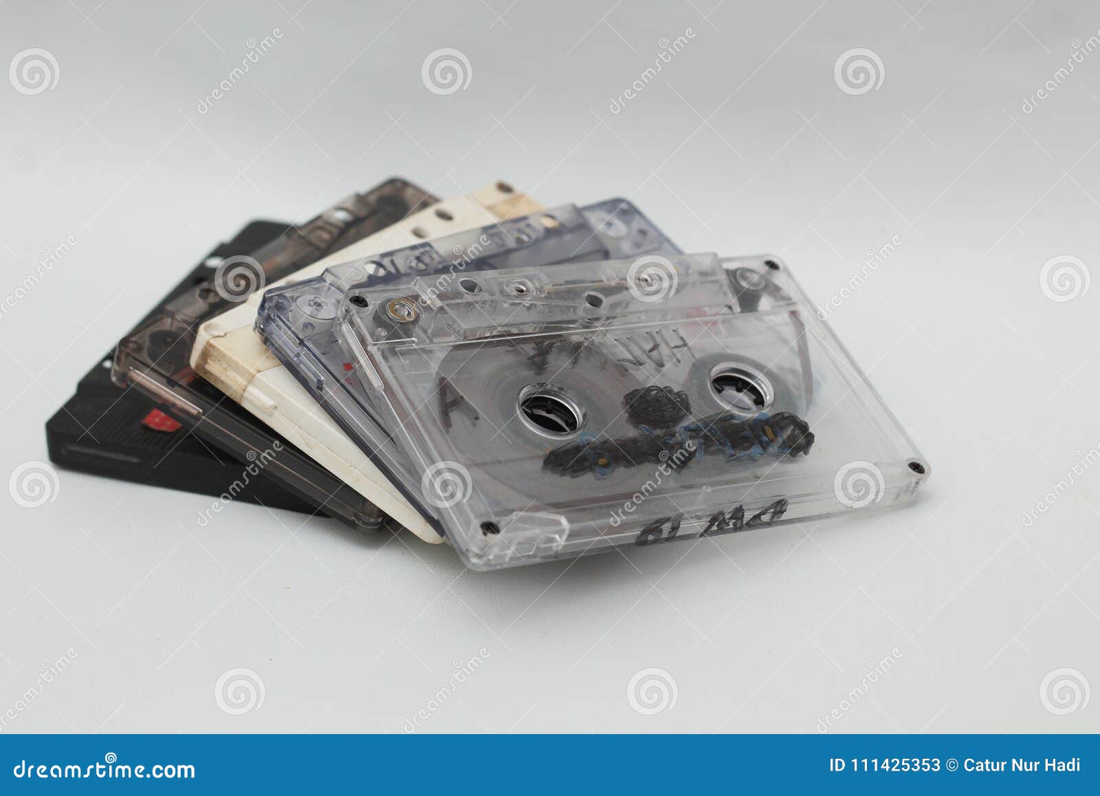 Cassette Tapes, is an Analog Tape Recording, Version 5 Stock