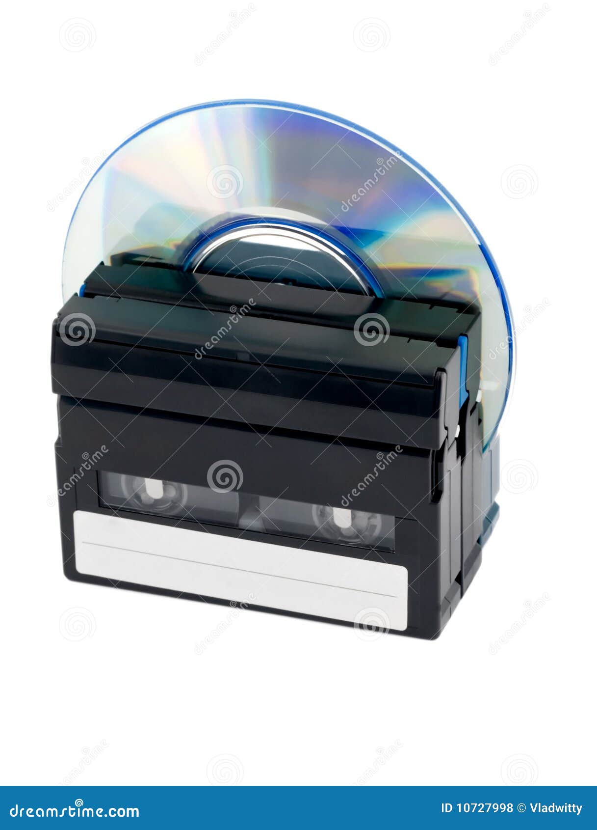 Cassettes and CD disc stock photo. Image of copy, compacting 10727998