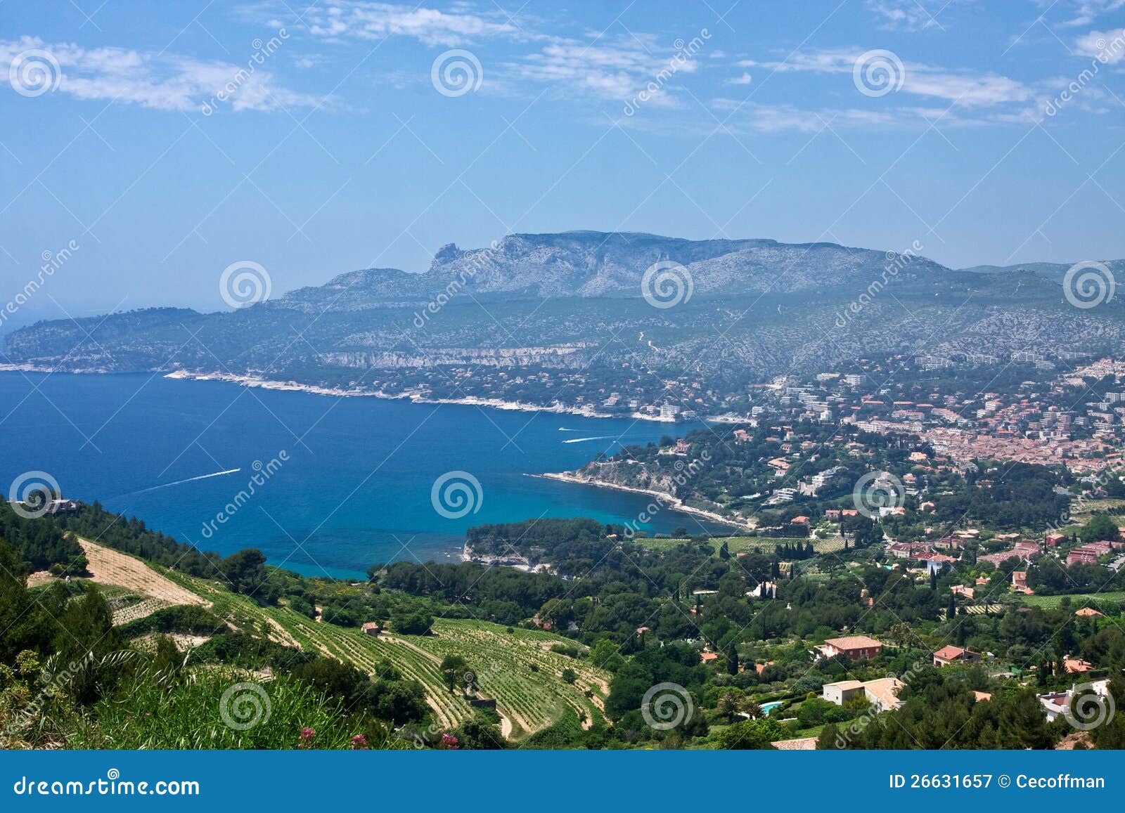 Cassis, France stock image. Image of house, grapes, vineyard 26631657