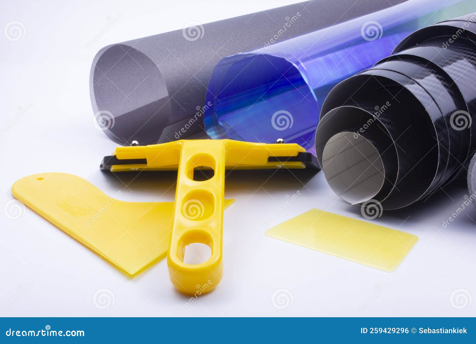 Cast Foil Wrapping Kit Foils and Tools Stock Photo Image of