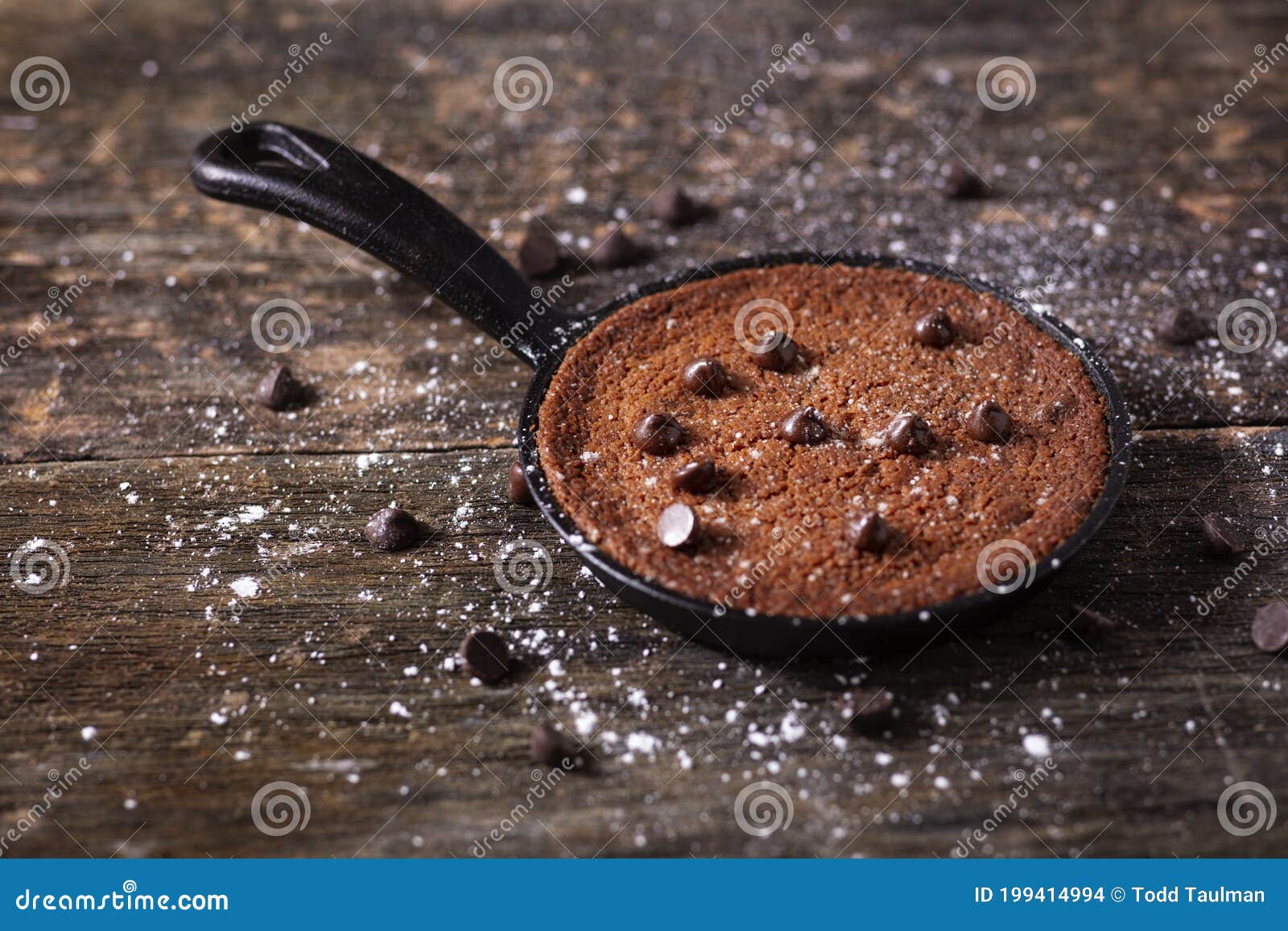 Cast Iron Cookie stock photo. Image of cookie, dessert 199414994