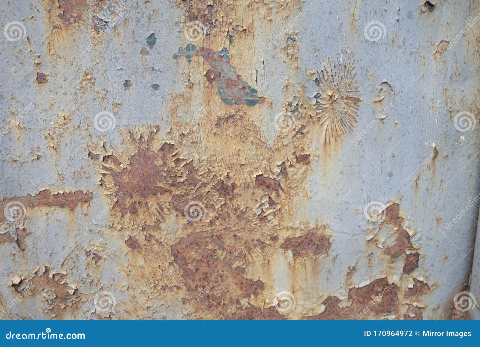 Cast Iron Surface Painted Rusted Distressed Surface Stock Photo Image