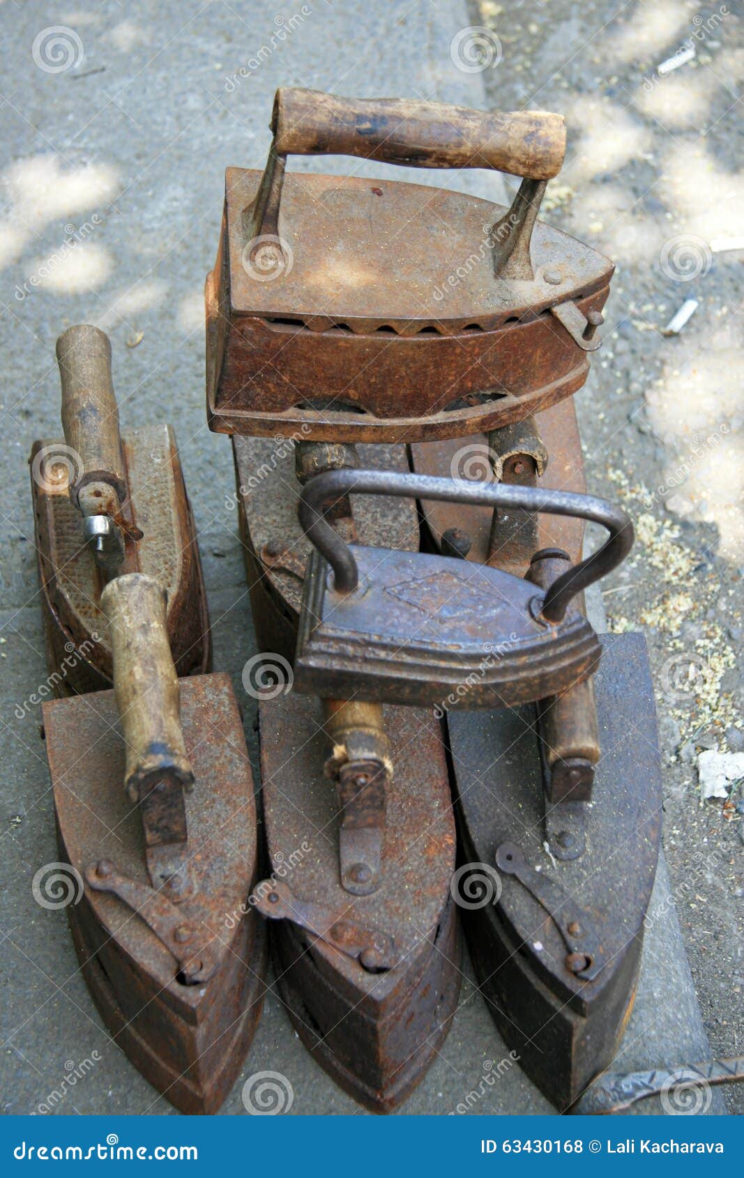 Cast Irons stock photo. Image of souvenir, market, flatiron 63430168