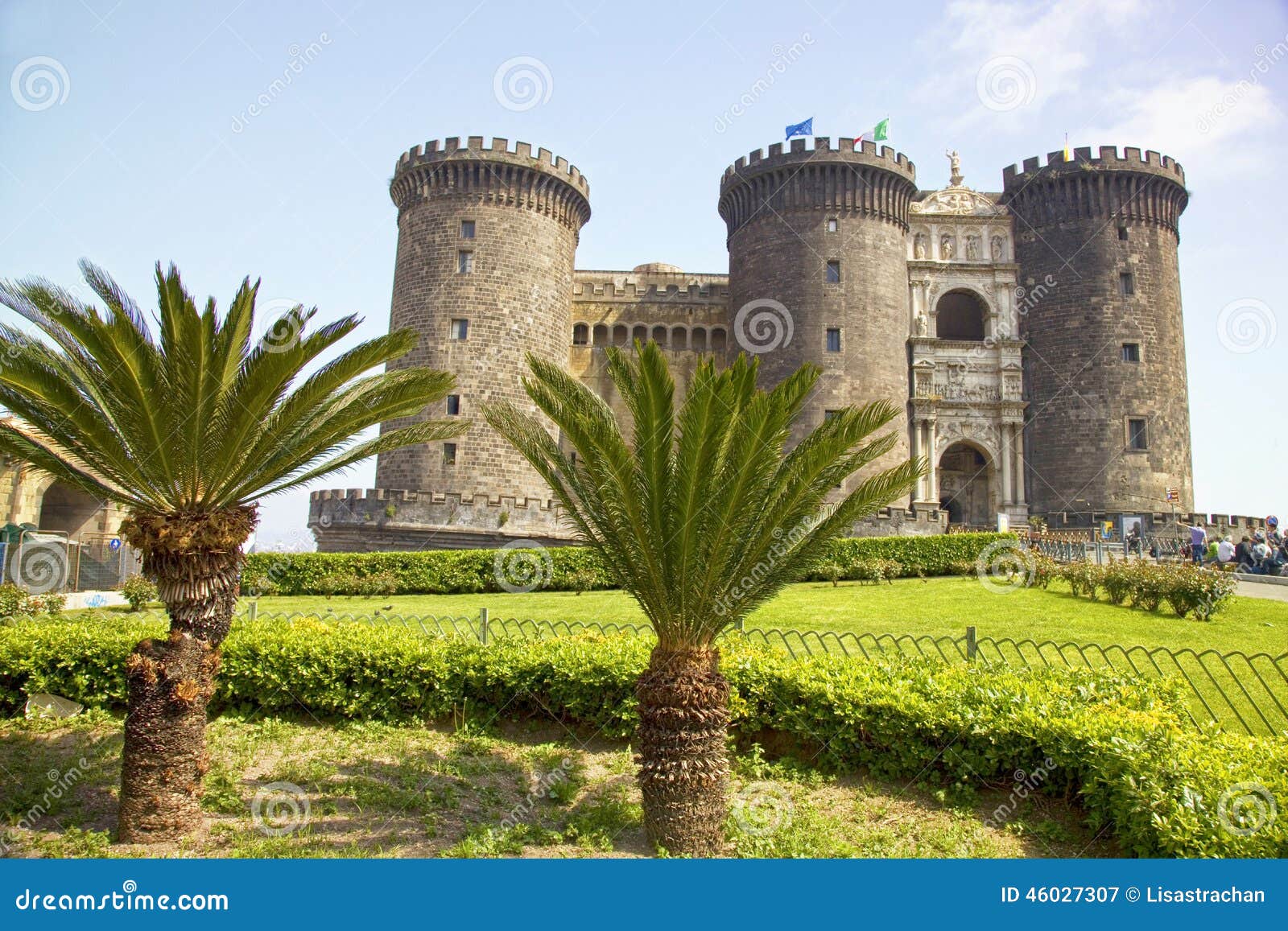 castel nuovo (new castle), napoli, naples, italy.