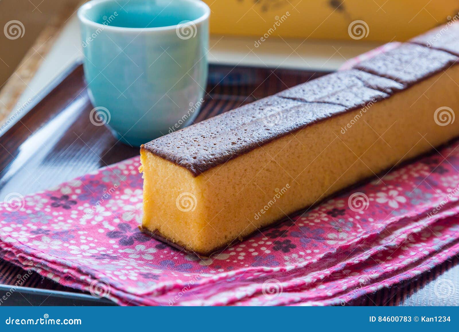 Castella Traditional Japanese Sponge Cake In Nagasaki Stock