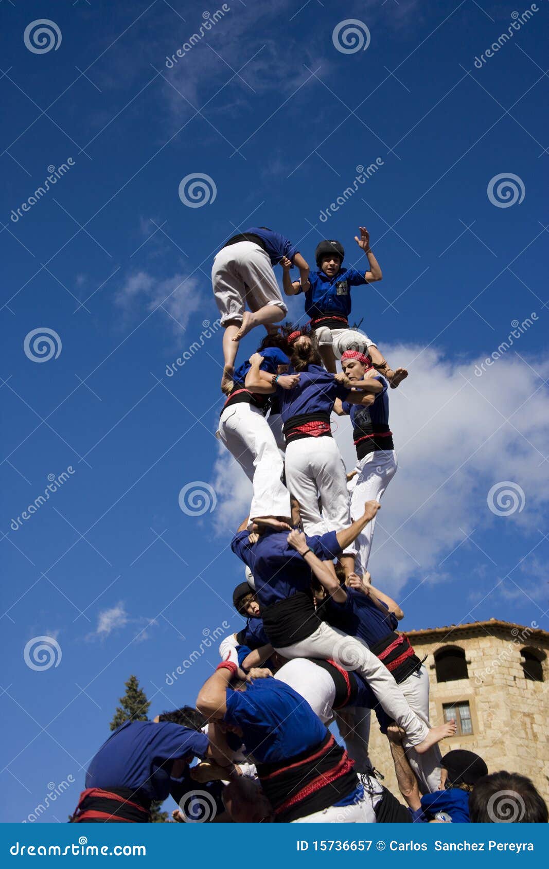 Castellers editorial photography. Image of european, ceremony - 15736657