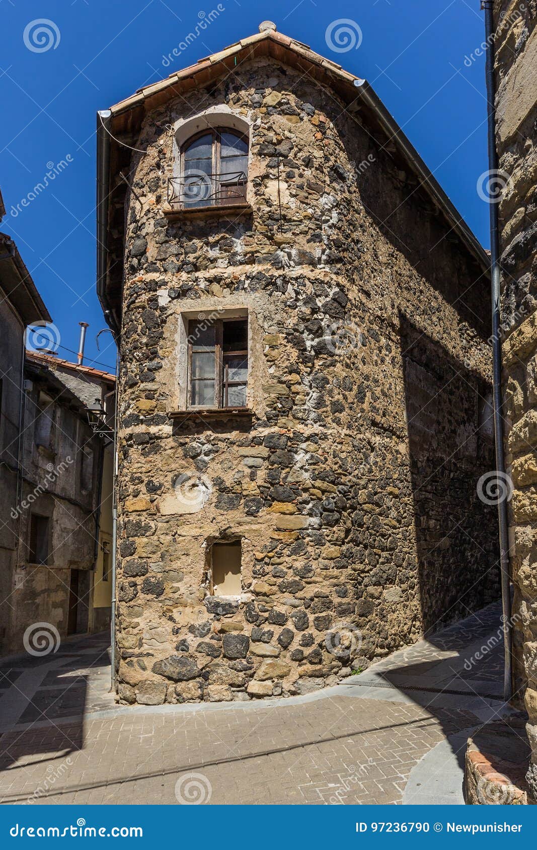 The Castellfollit De La Roca, Spain Stock Photo - Image of