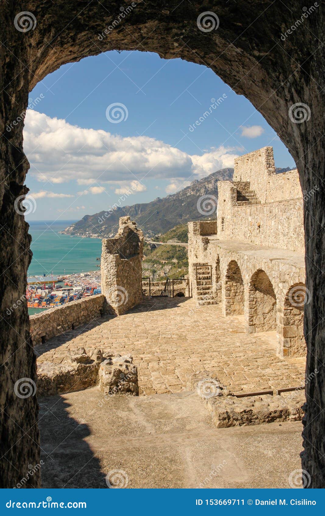 castello di arechi. salerno. italy