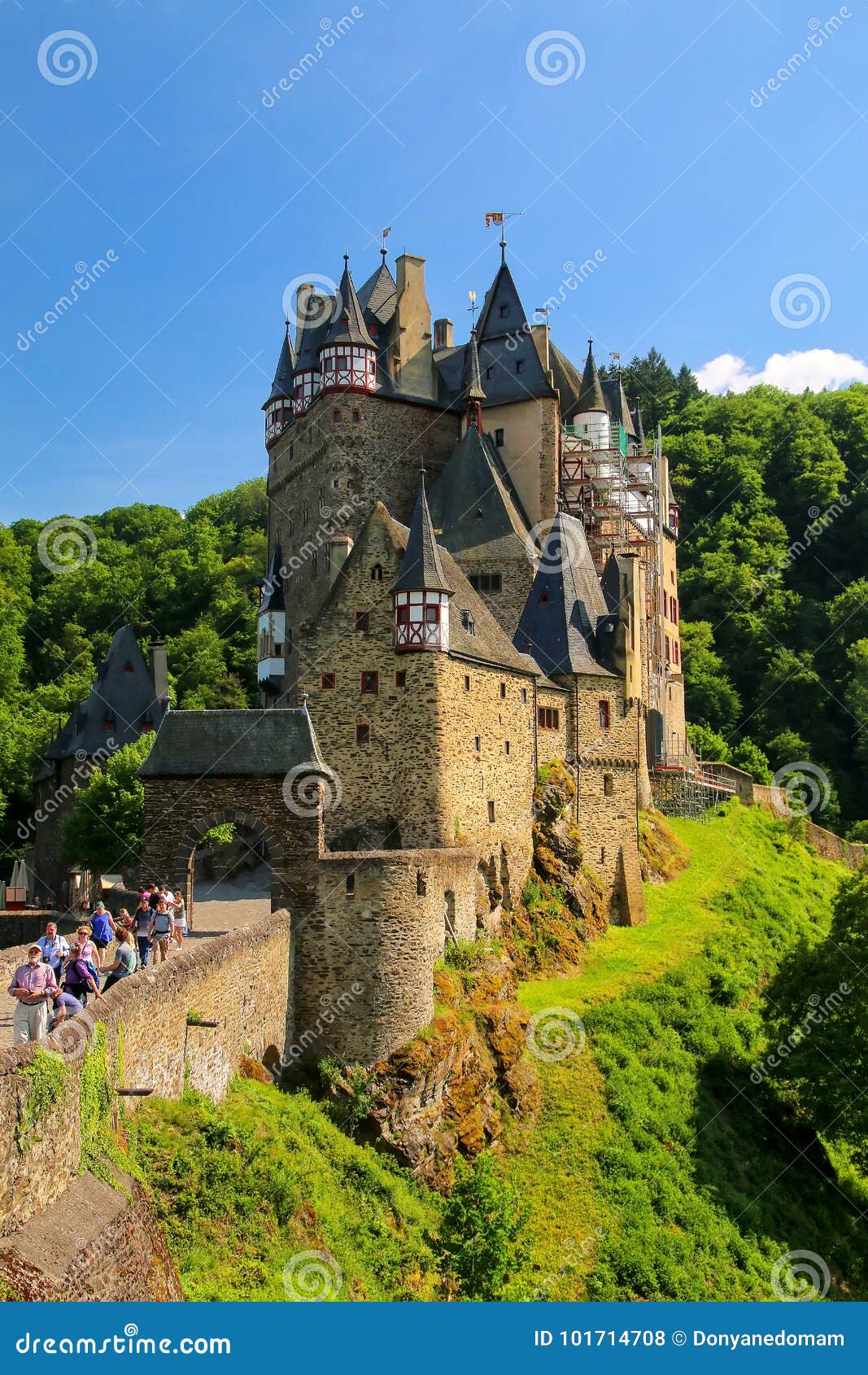 Castello Di Eltz In Renania Palatinato Germania Fotografia Stock Editoriale Immagine Di Burg Europeo