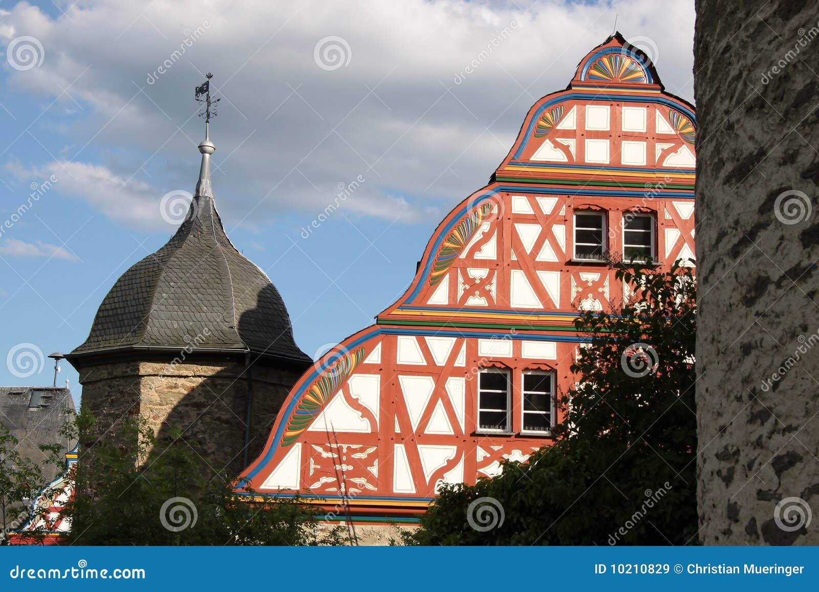 Castello di Idstein immagine stock. Immagine di telaio 10210829