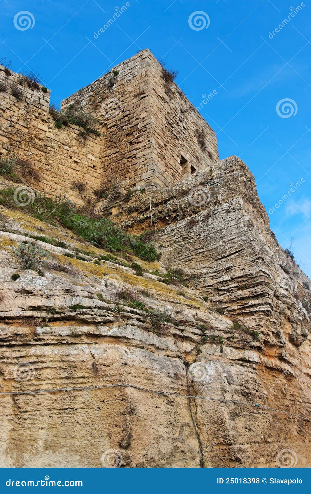 castello di lombardia medieval castle in enna, sic