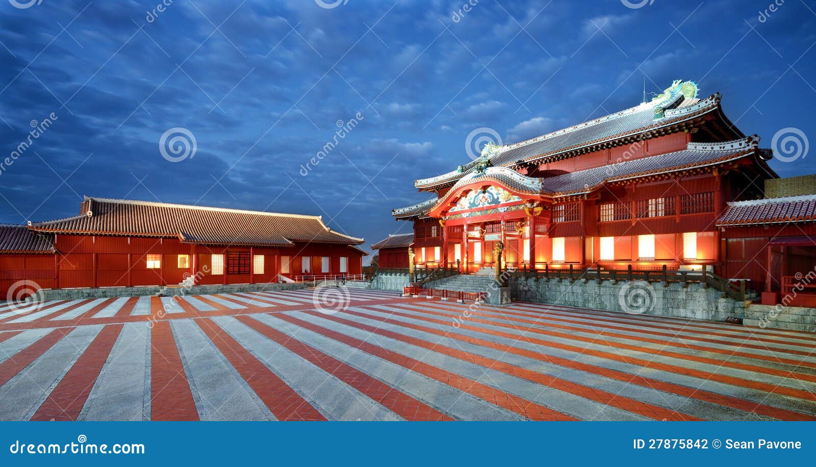 Castello di Shuri in Okinawa. Il castello di Shuri era una volta il palazzo del regno di Ry?ky? in Okinawa, Giappone.