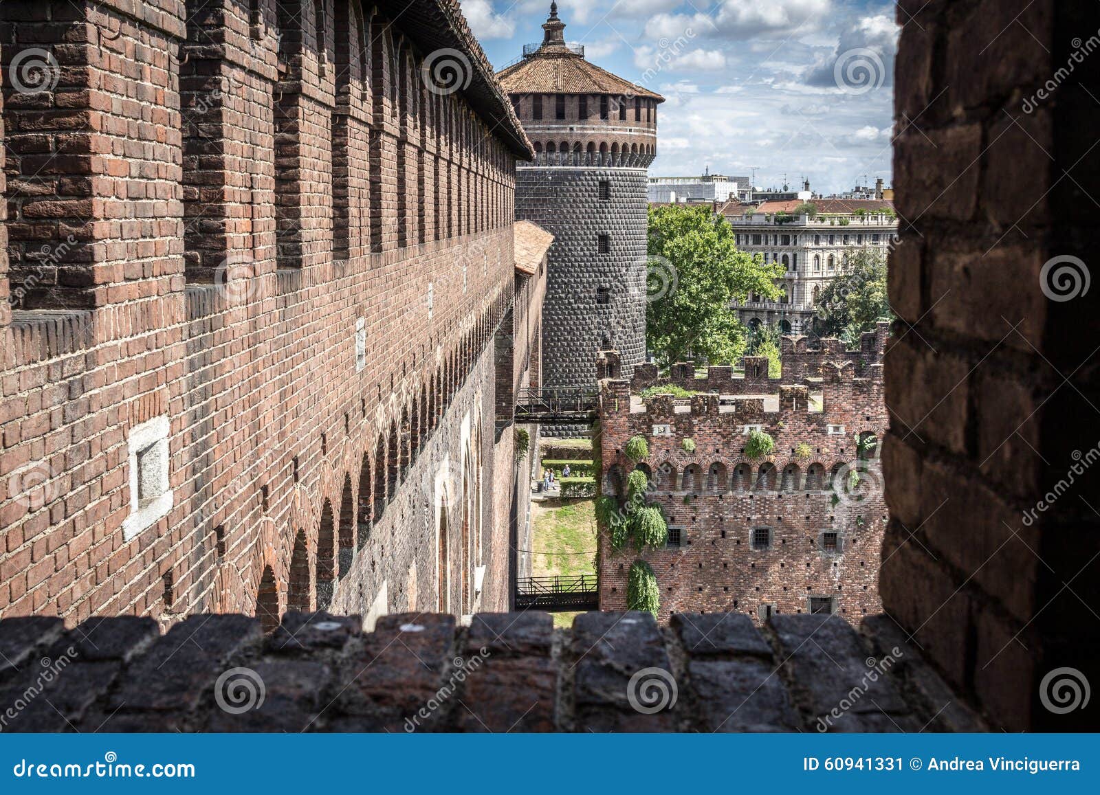 Castello sforzesco Milano stock image. Image of milan ...
