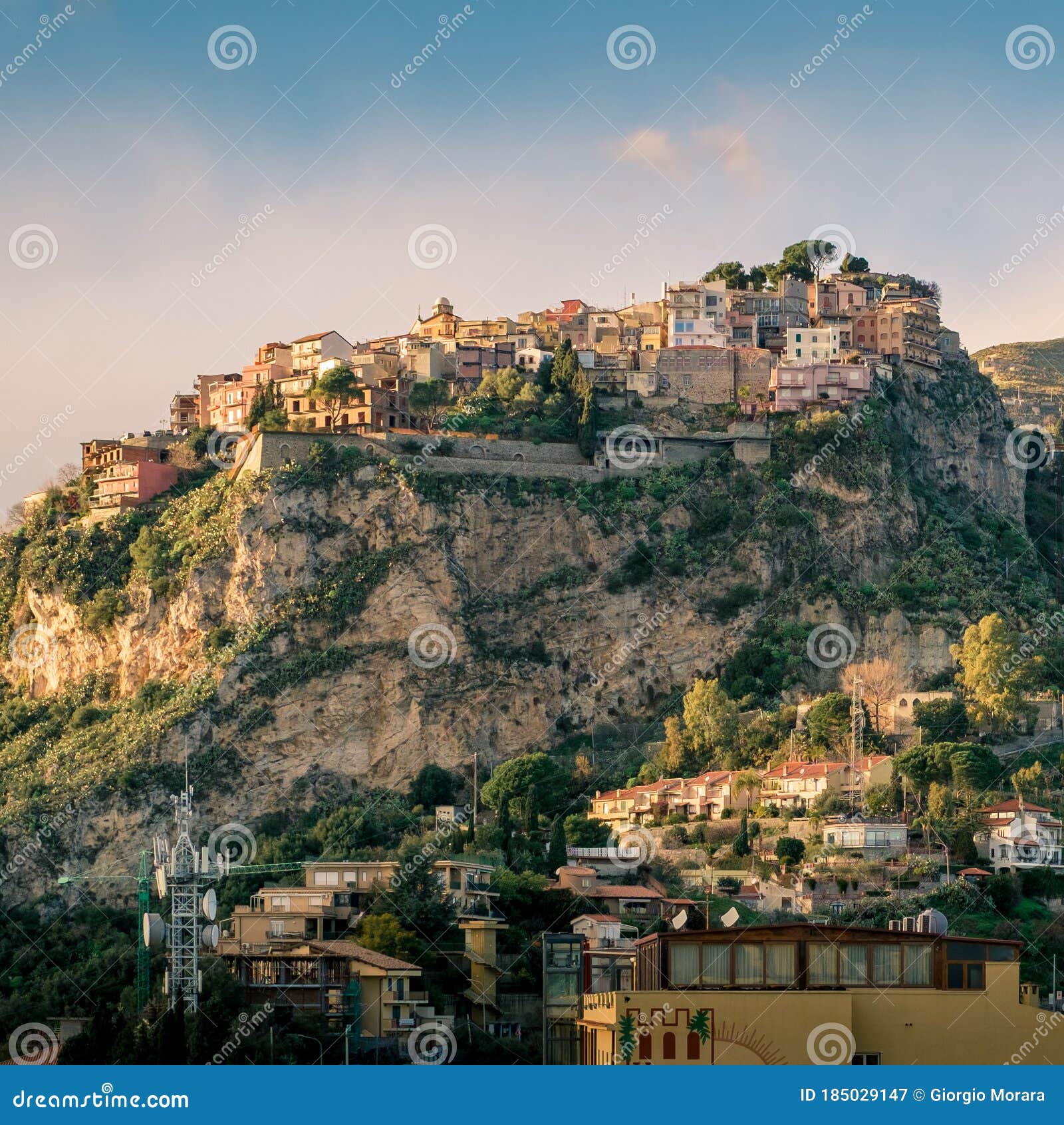castelmola: typical sicilian village