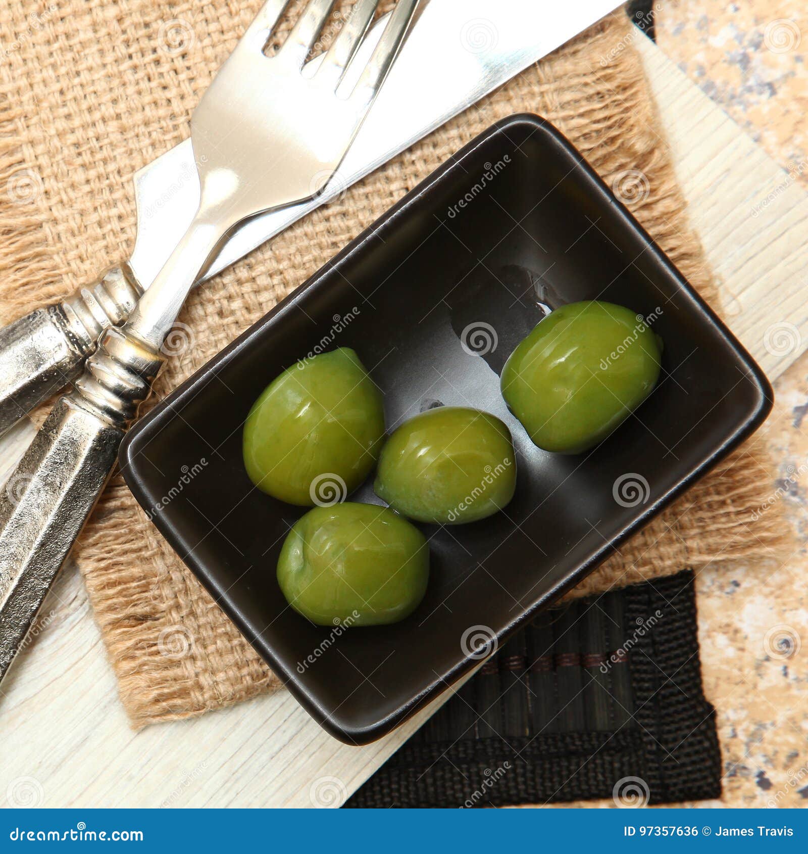 Castelvetrano Olives in Bowl Stock Photo Image of table, olive 97357636