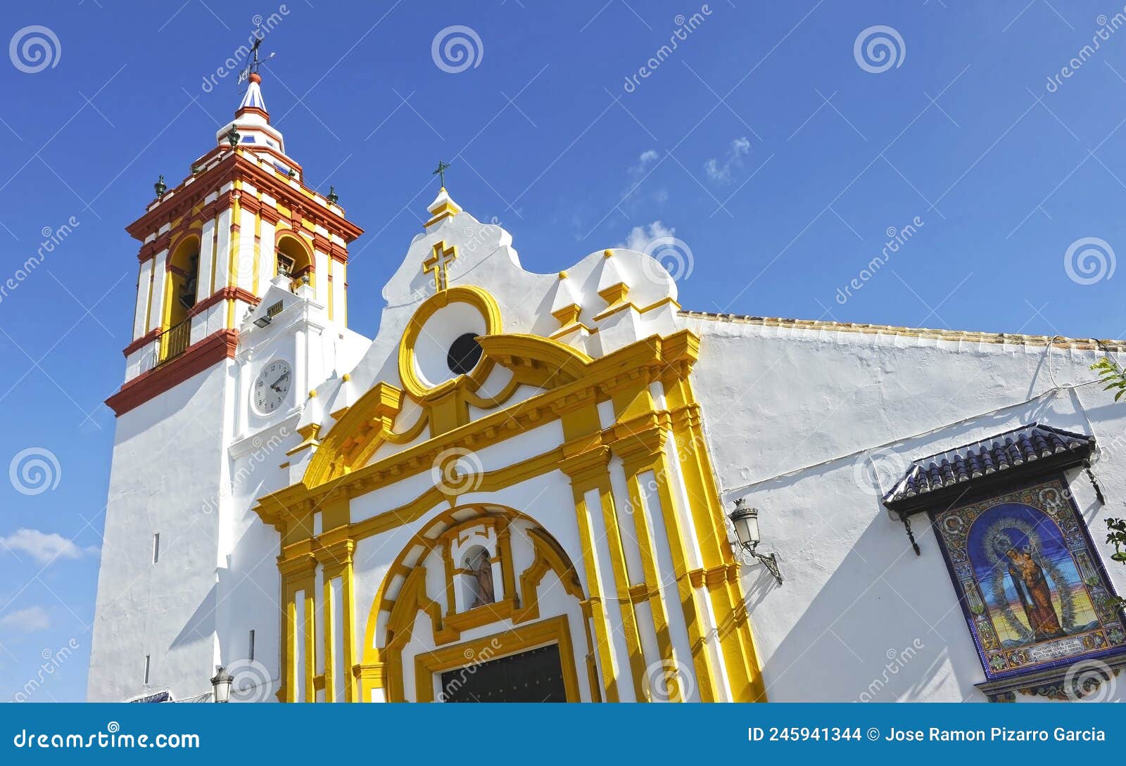 iglesia del divino salvador, castilblanco de los arroyos, espaÃÂ±a