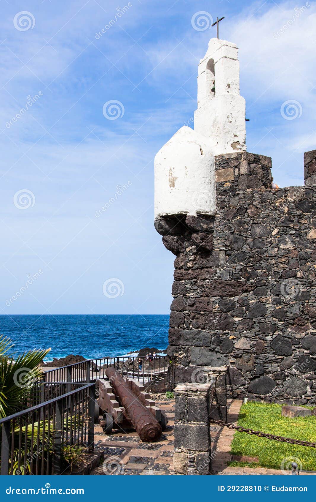 Castillo De San Miguel in Garachico Stockfoto Bild von historisch
