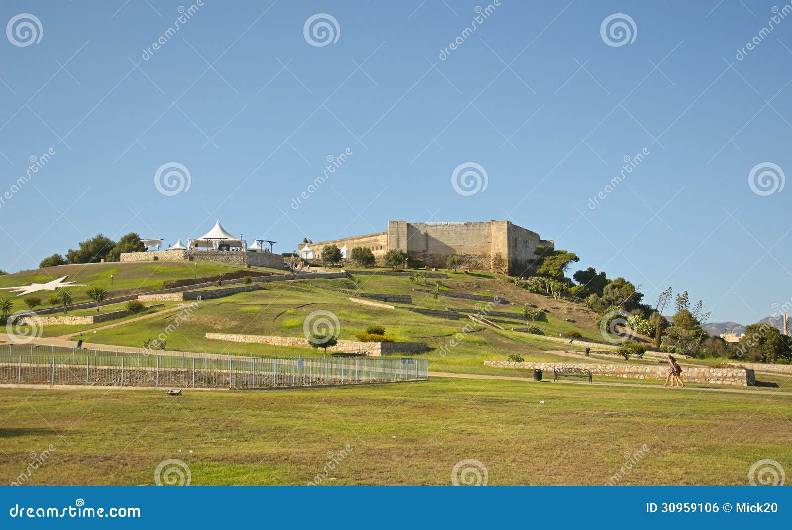 castillo sohail in fuengirola, spain