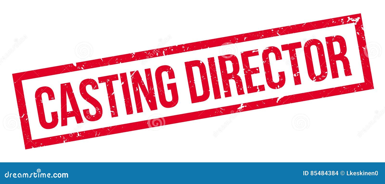 Casting Director Rubber Stamp Stock Vector Illustration of supervisor