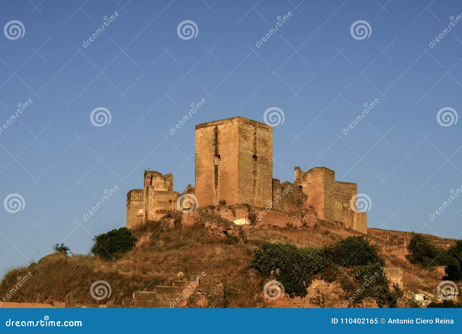 the castle of alcal de guadaira in the province of seville, andalusia