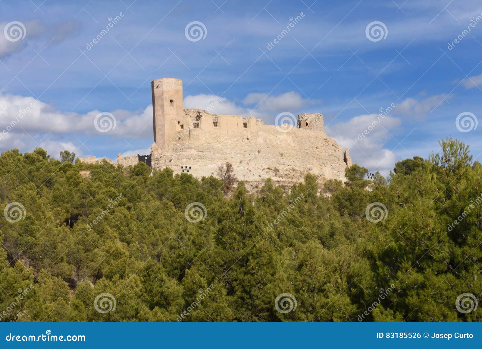 castle of ayab in calatayud, zaragoza province,