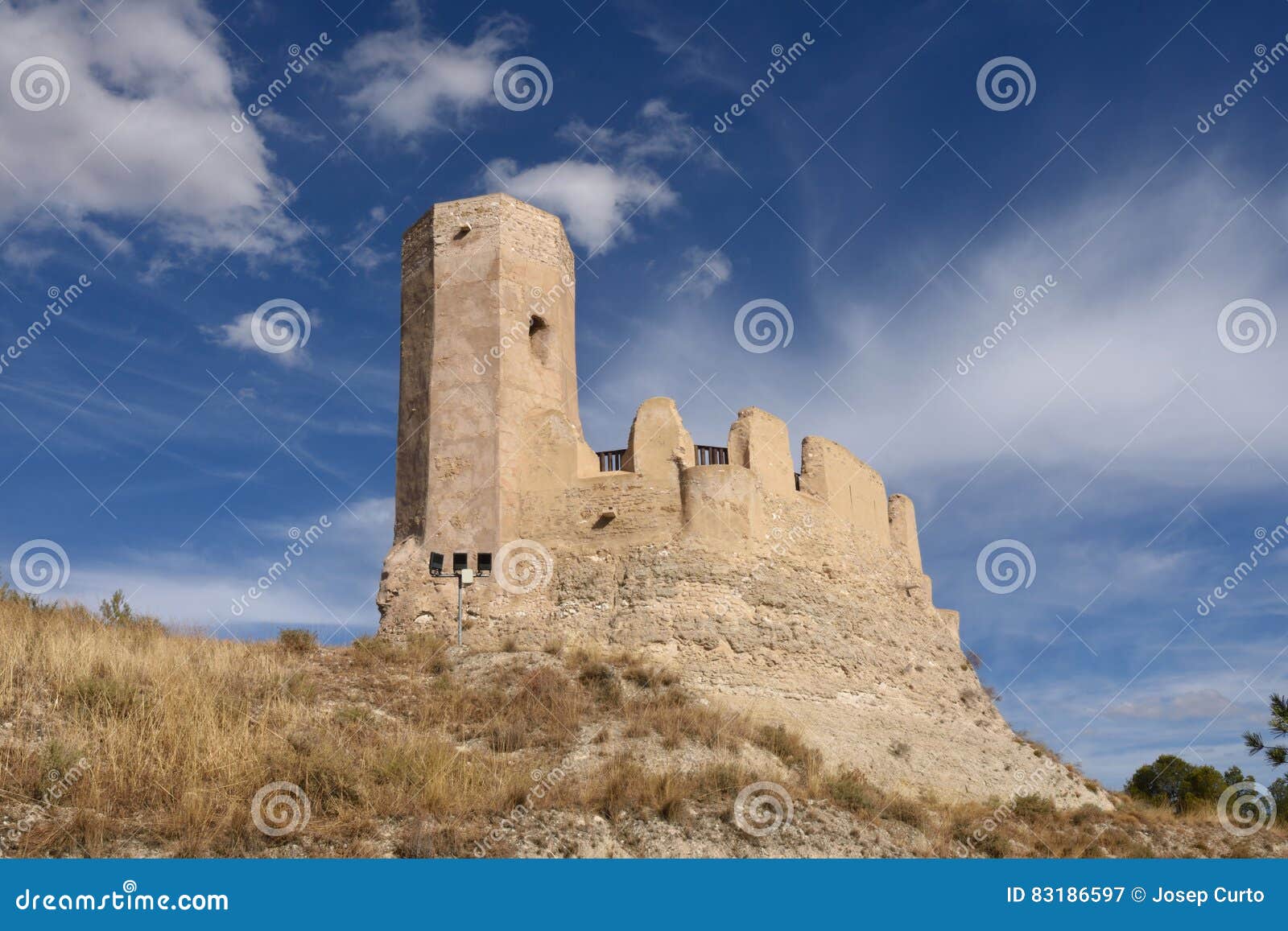 castle of ayab in calatayud, zaragoza province,