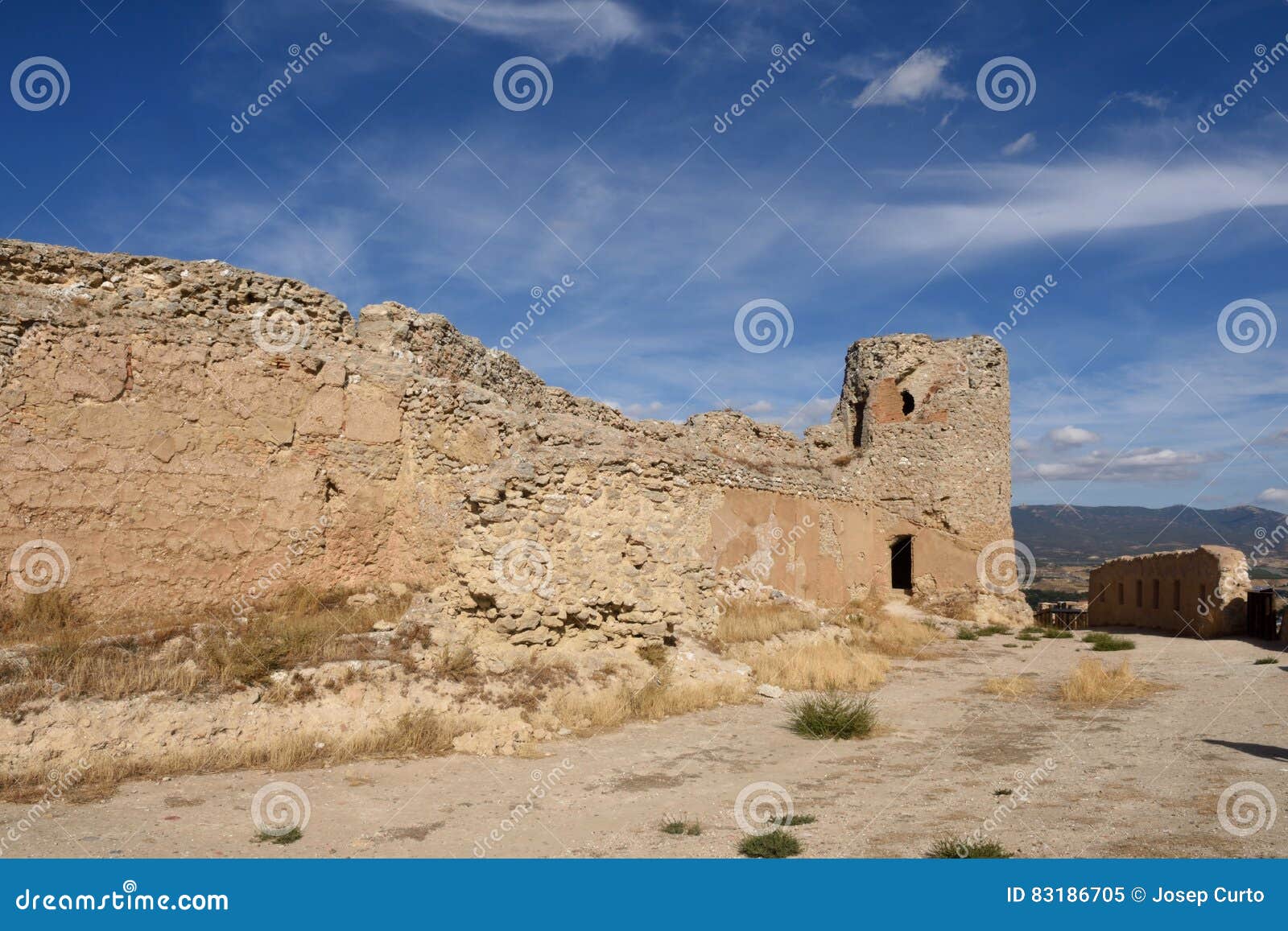 castle of ayab in calatayud, zaragoza province,