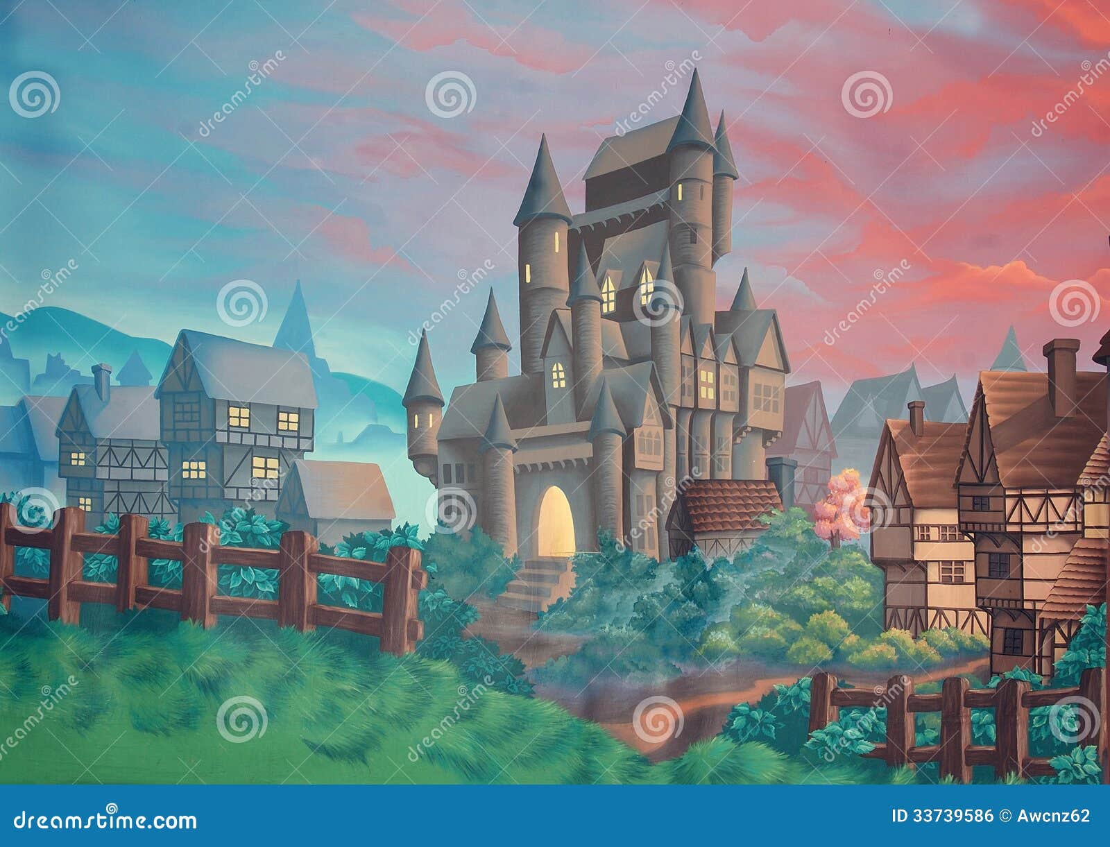 castle backdrop