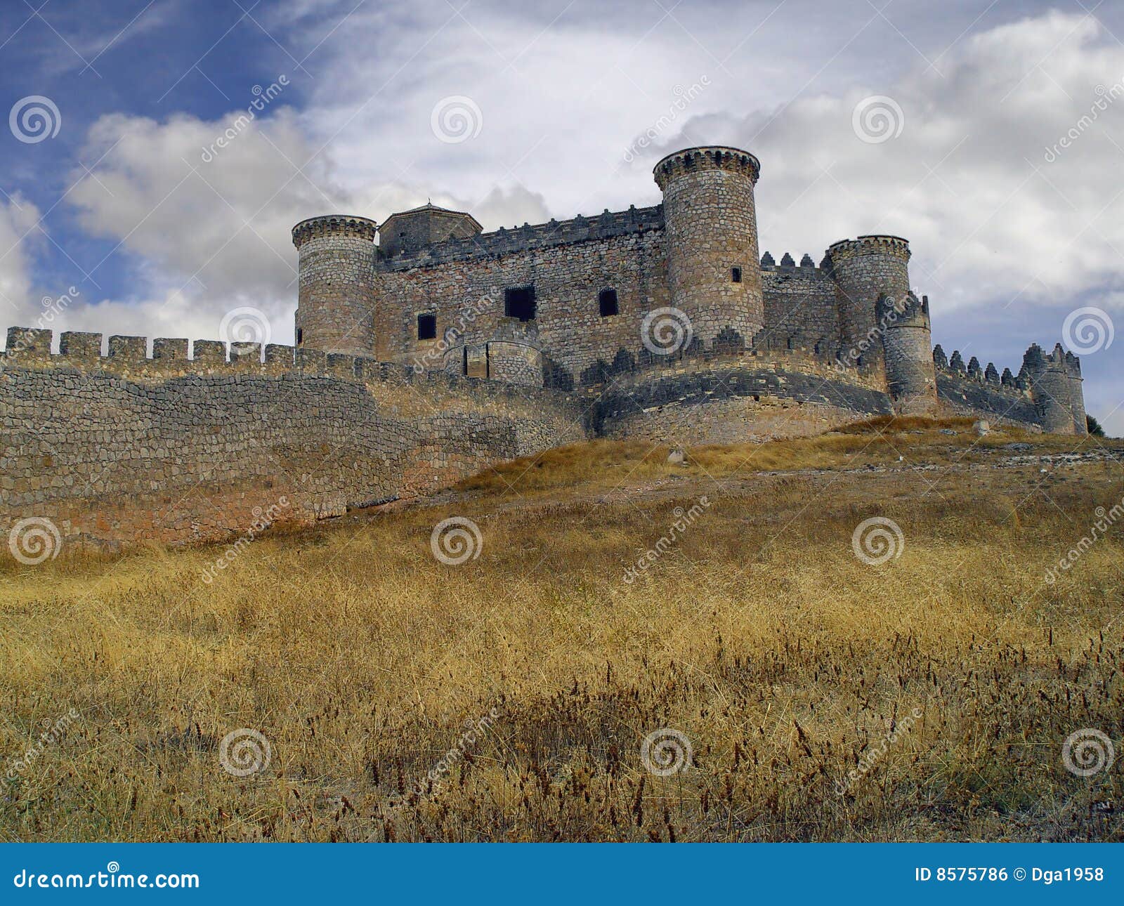 castle of belmonte, cuenca, spain