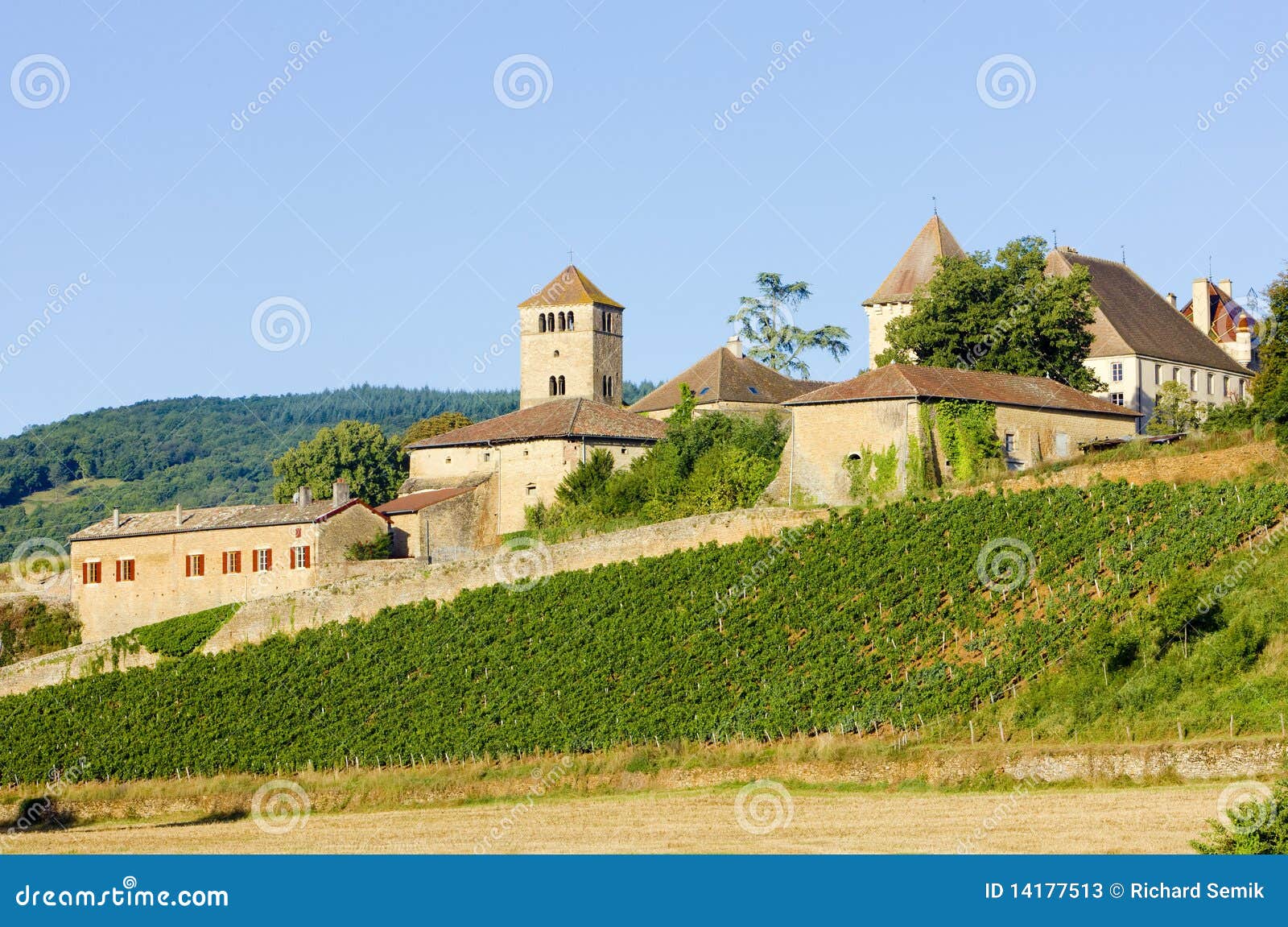 Castle In Burgundy Stock Photos - Image: 14177513