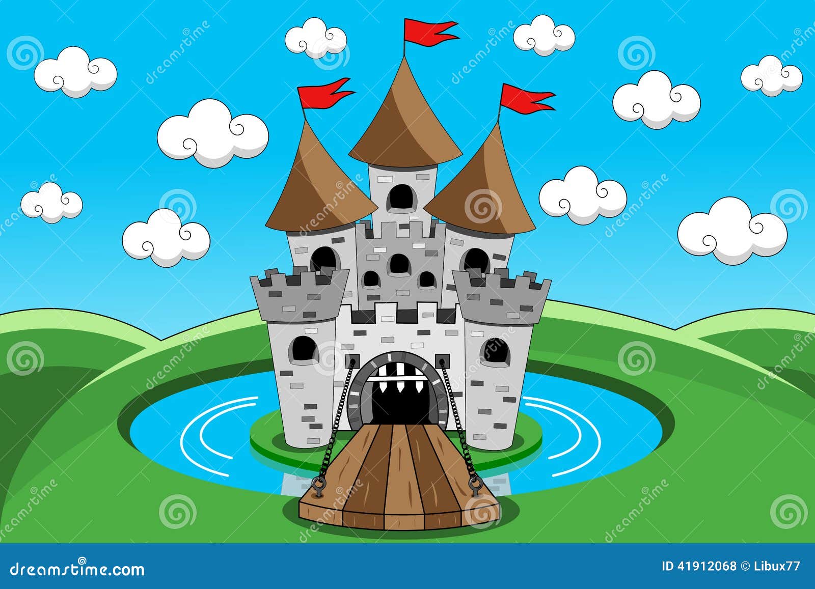 Castle Cartoon Moat Stock Illustrations – 82 Castle Cartoon Moat Stock  Illustrations, Vectors & Clipart - Dreamstime