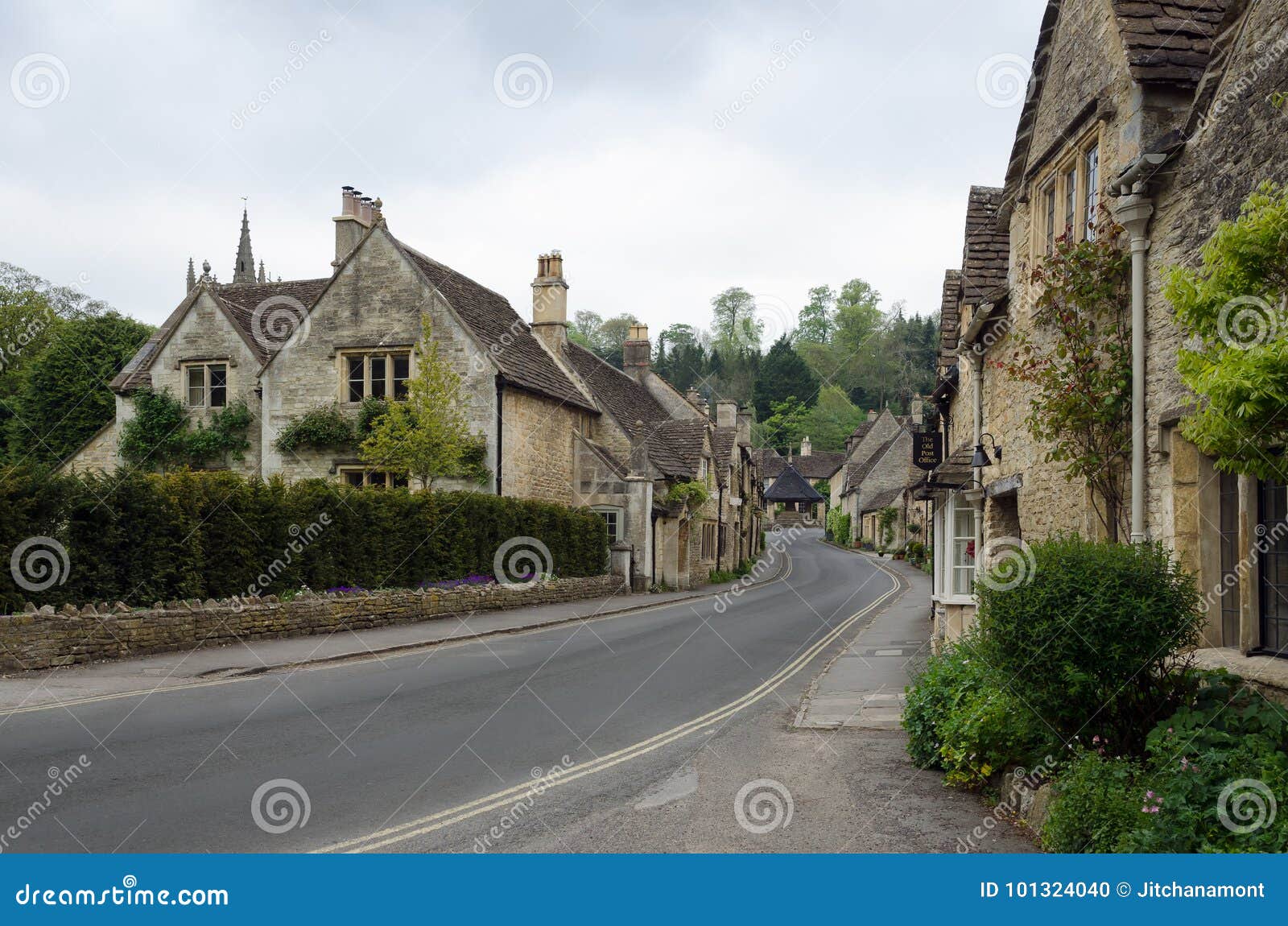 Castle Combe Village, England Stock Photo Image of rural, england