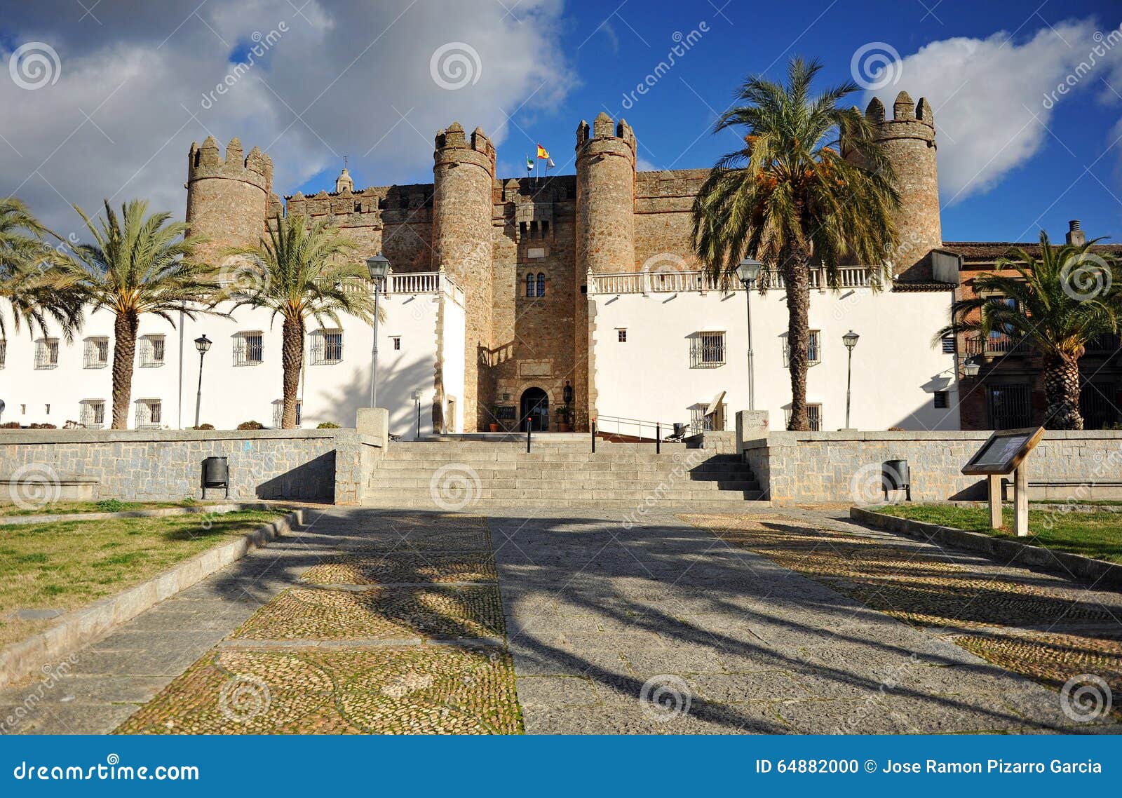 castle of the dukes of feria, zafra, extremadura, spain