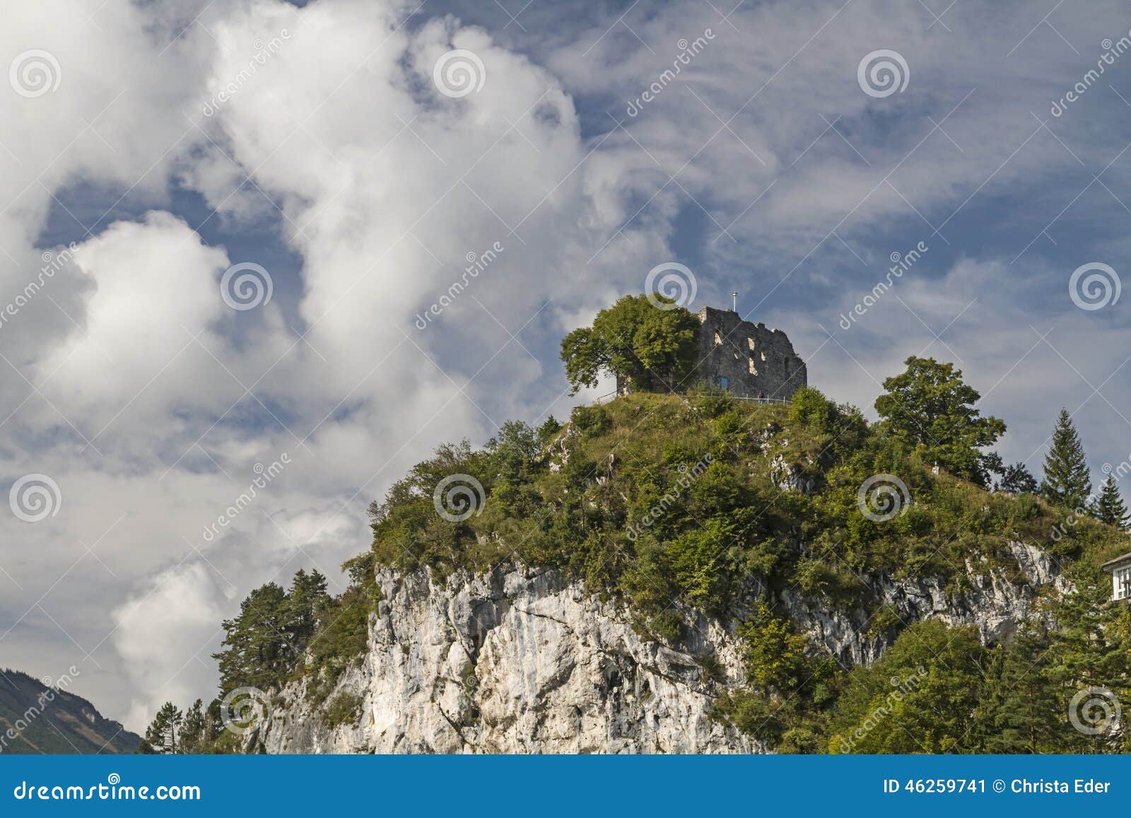 Castle Falkenstein. Ruins of Falkenstein in allgaeu is the highest situated castle in Germany.