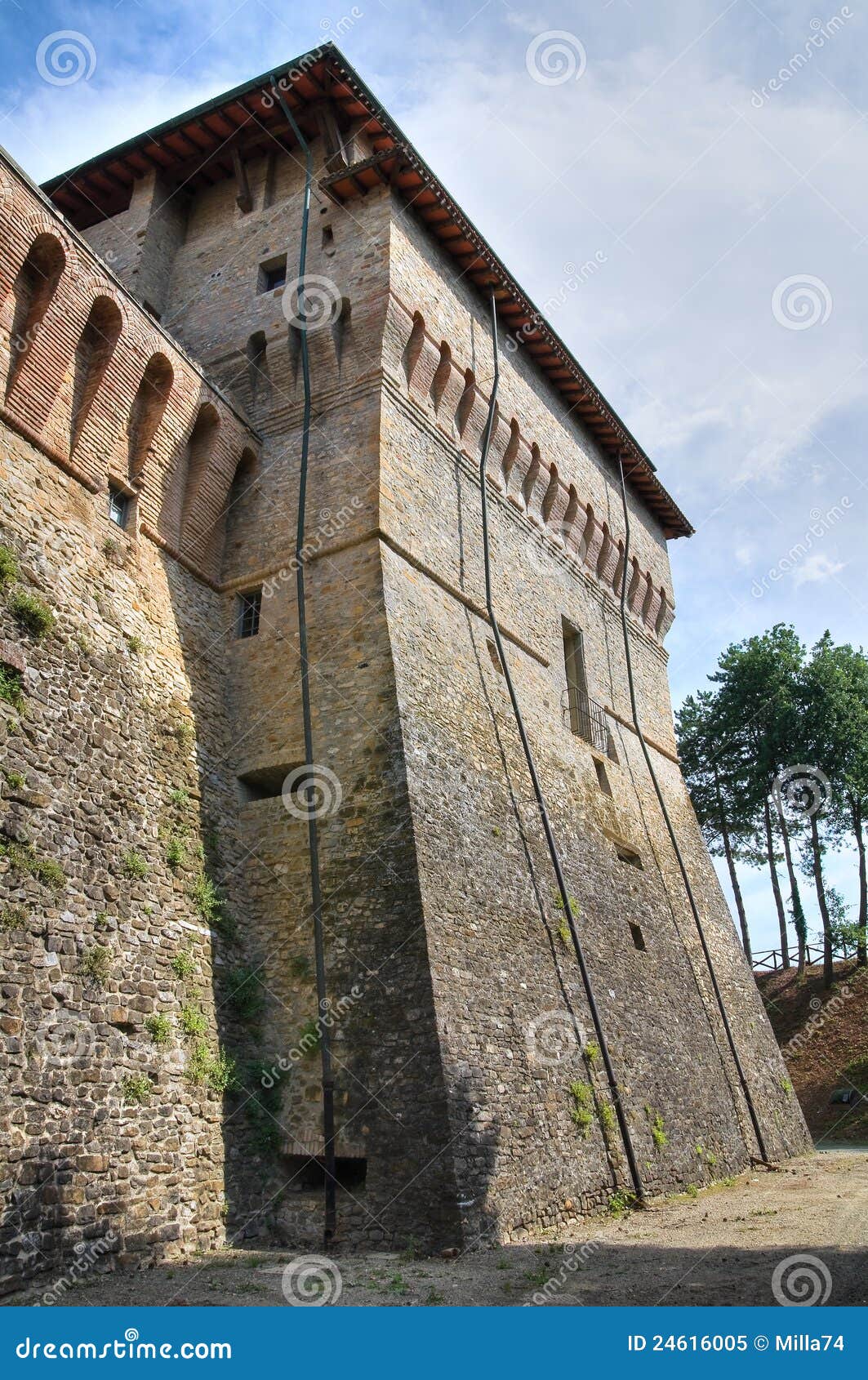 castle of felino. emilia-romagna. italy.