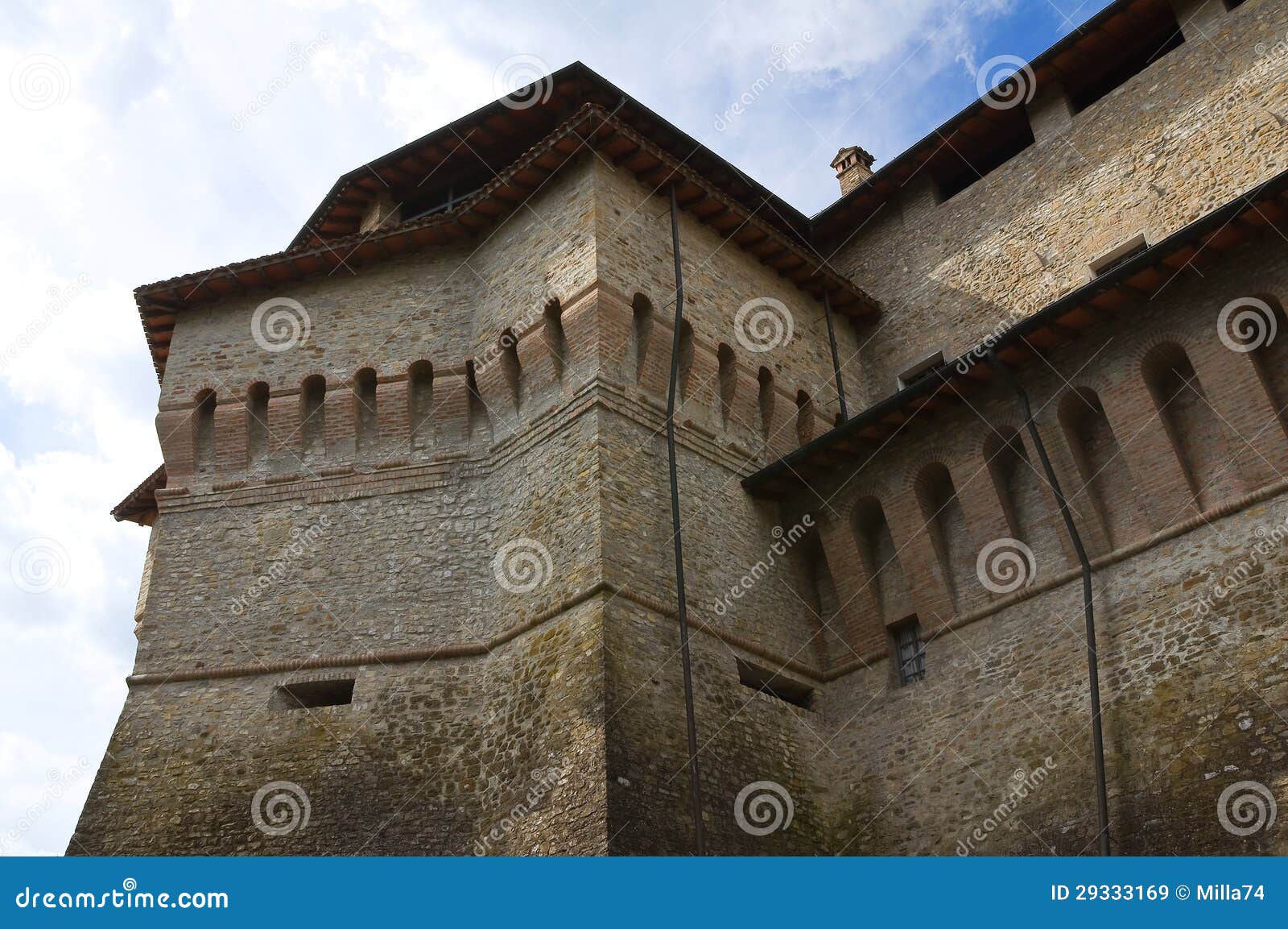 castle of felino. emilia-romagna. italy.