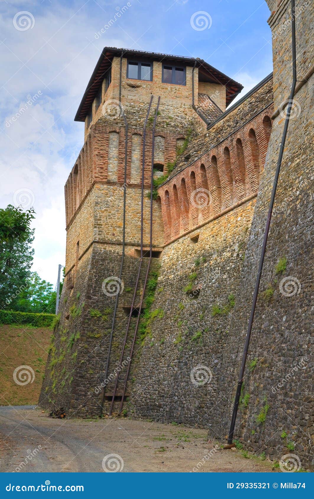 castle of felino. emilia-romagna. italy.