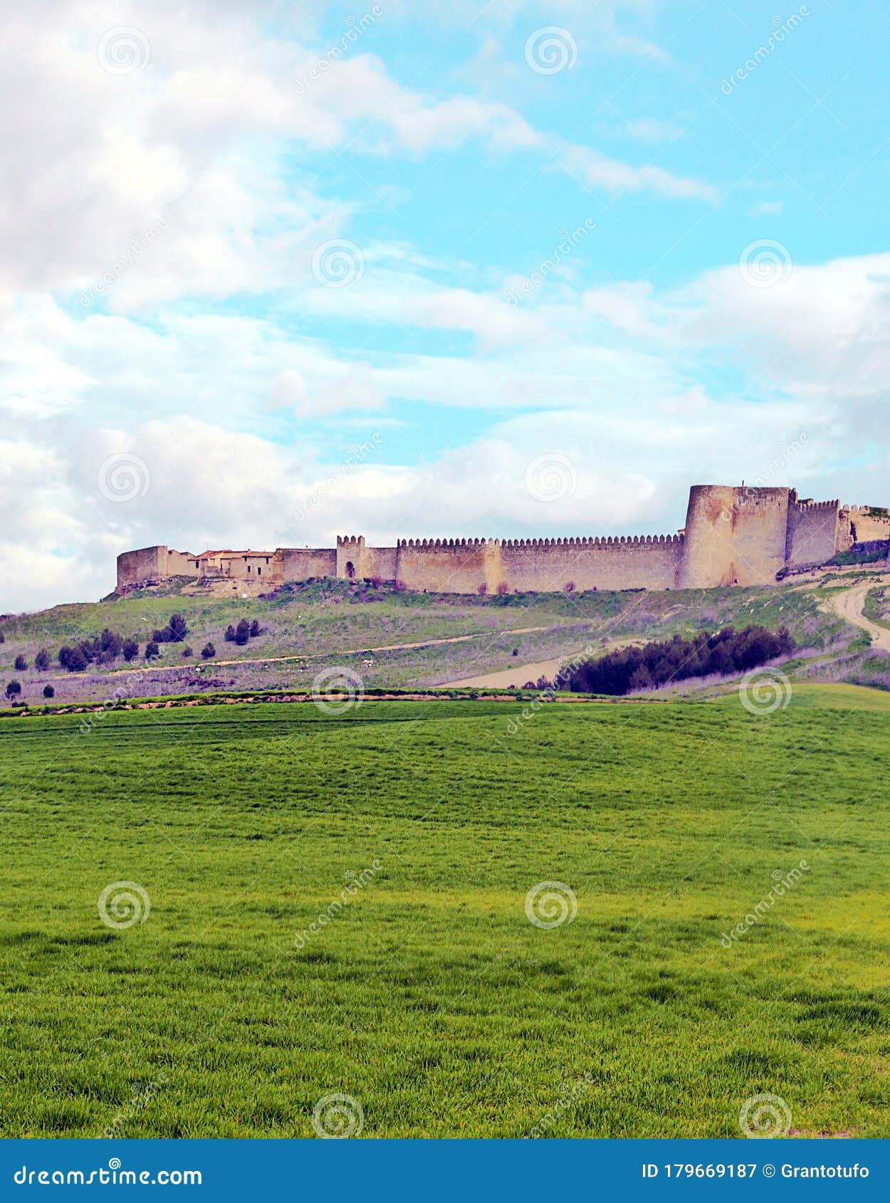 castle in the fields