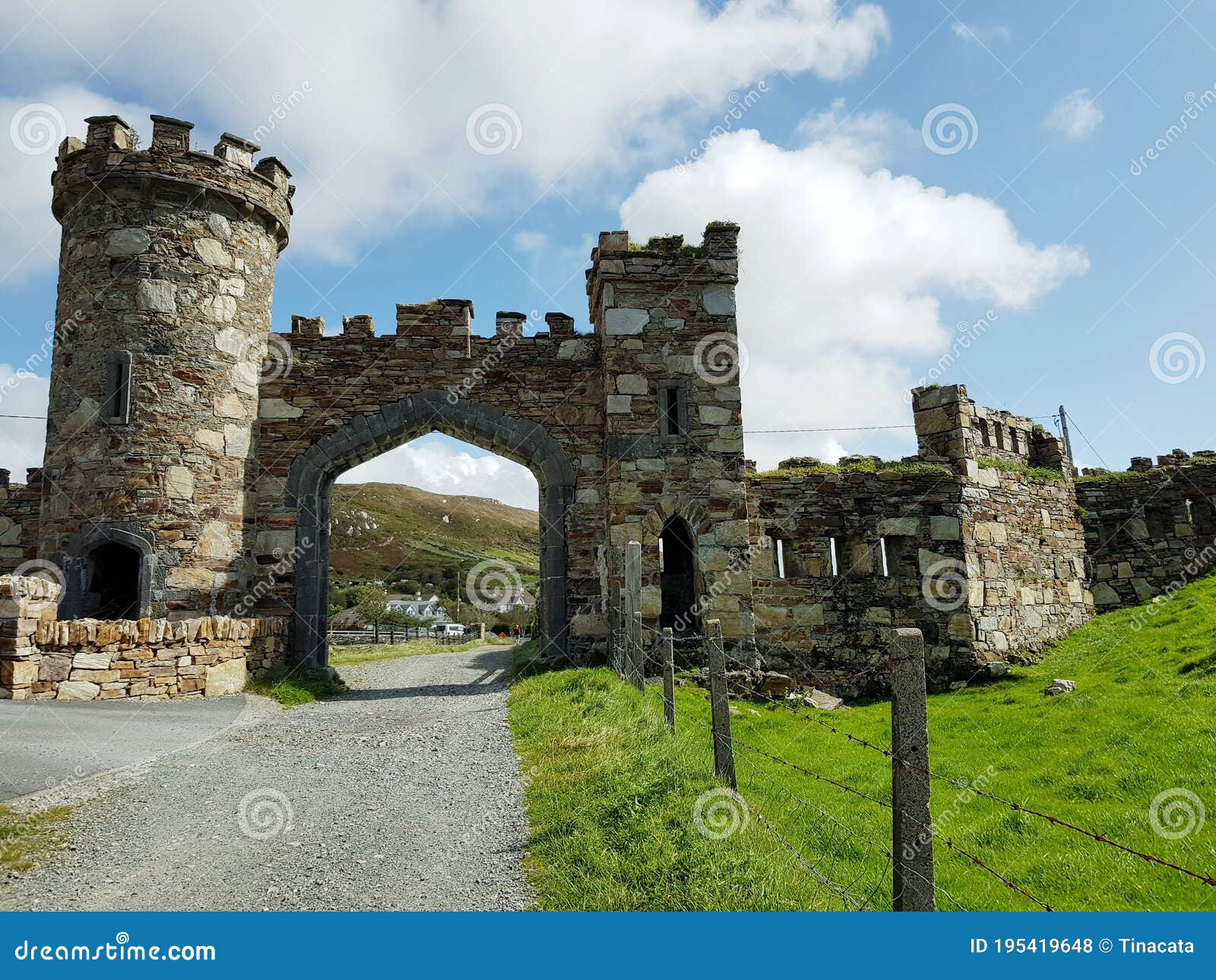 Castle Gates in West Ireland Stock Photo Image of gates, ireland