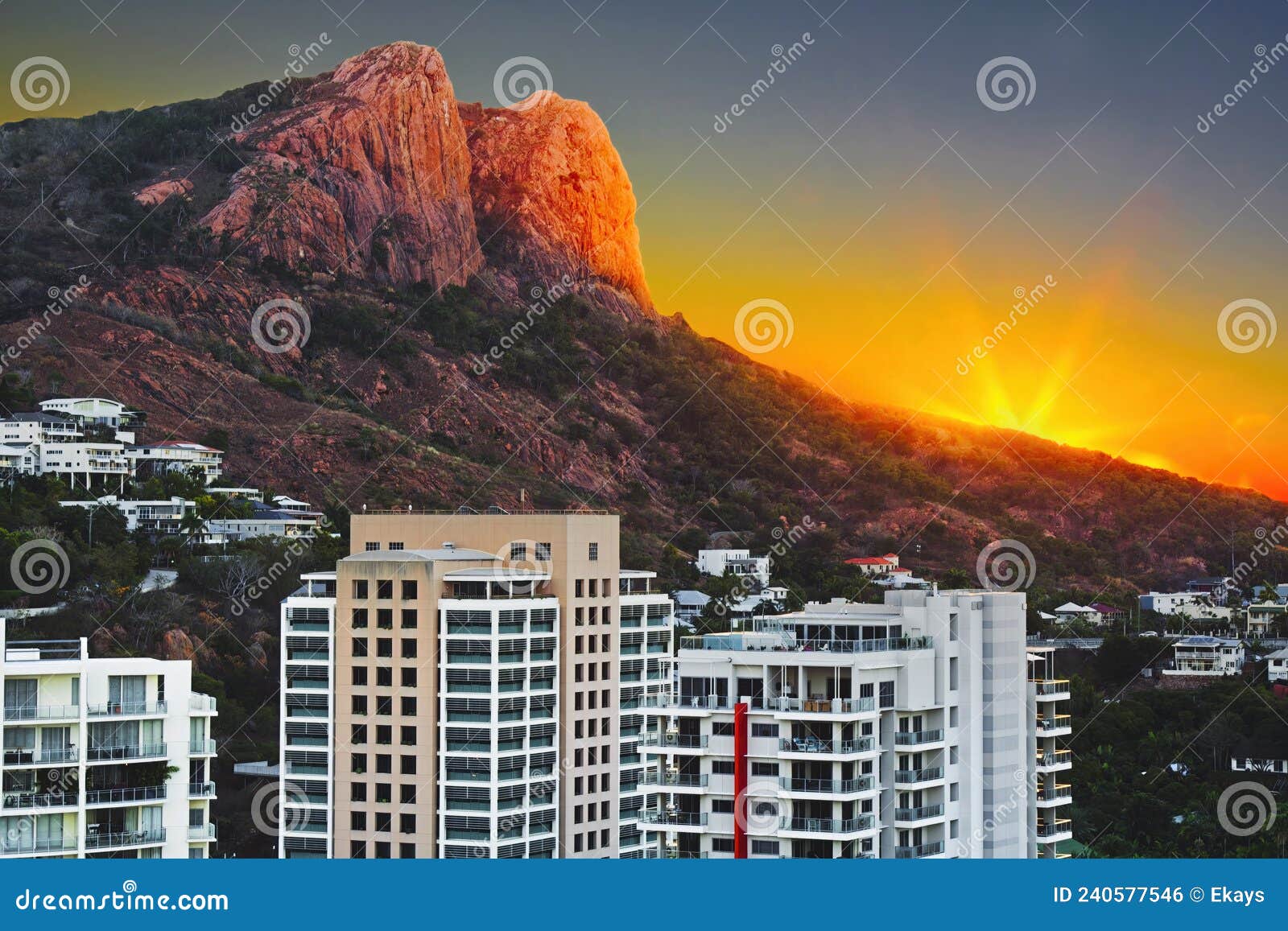 Castle Hill Townsville Australia Stock Photo Image of aussie city 