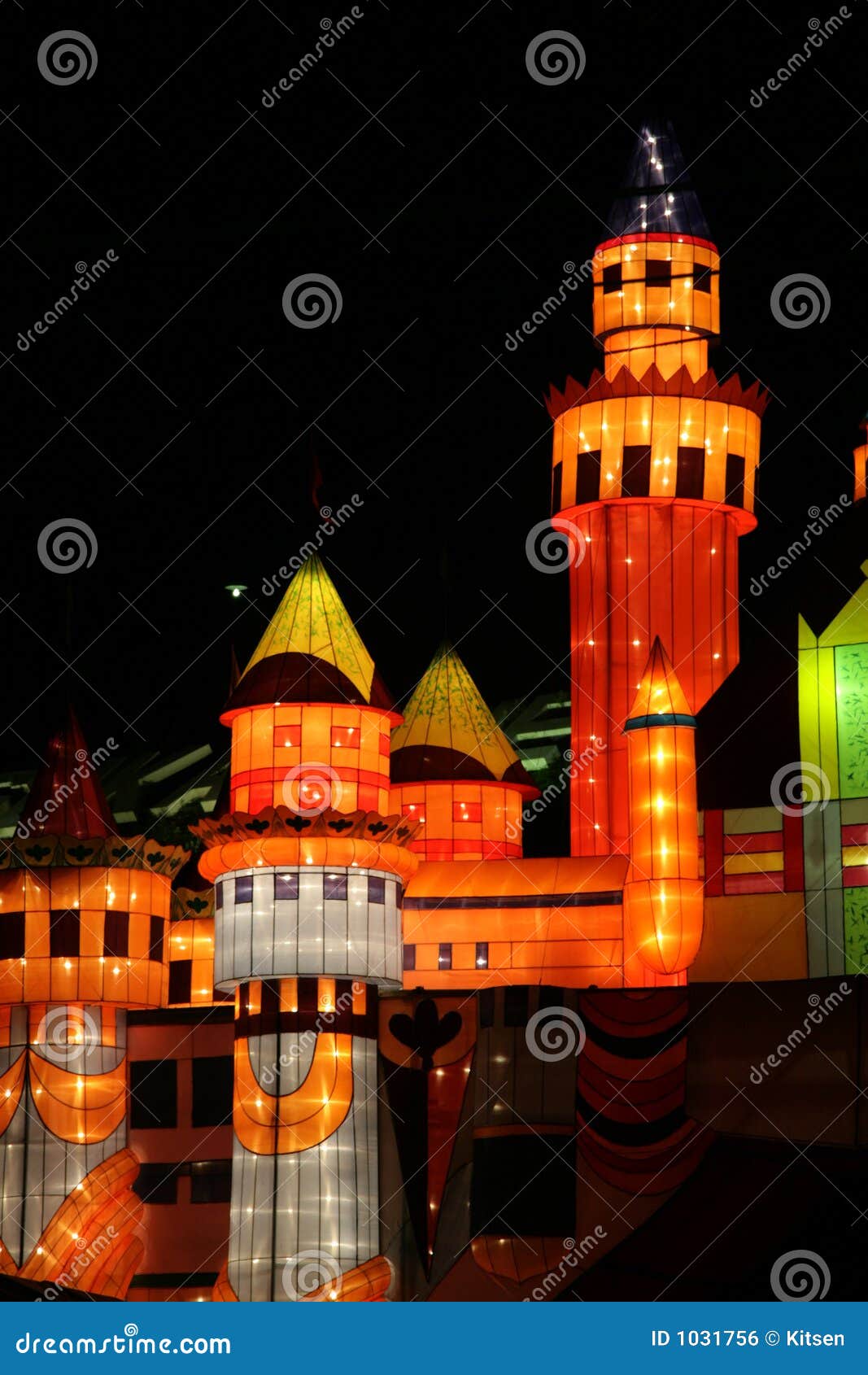 Castle lantern stock photo. Image of light, asia, castles 1031756