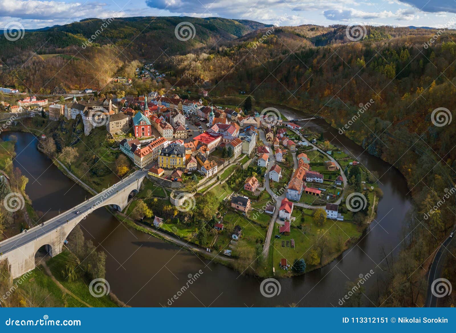 castle loket in czech republic