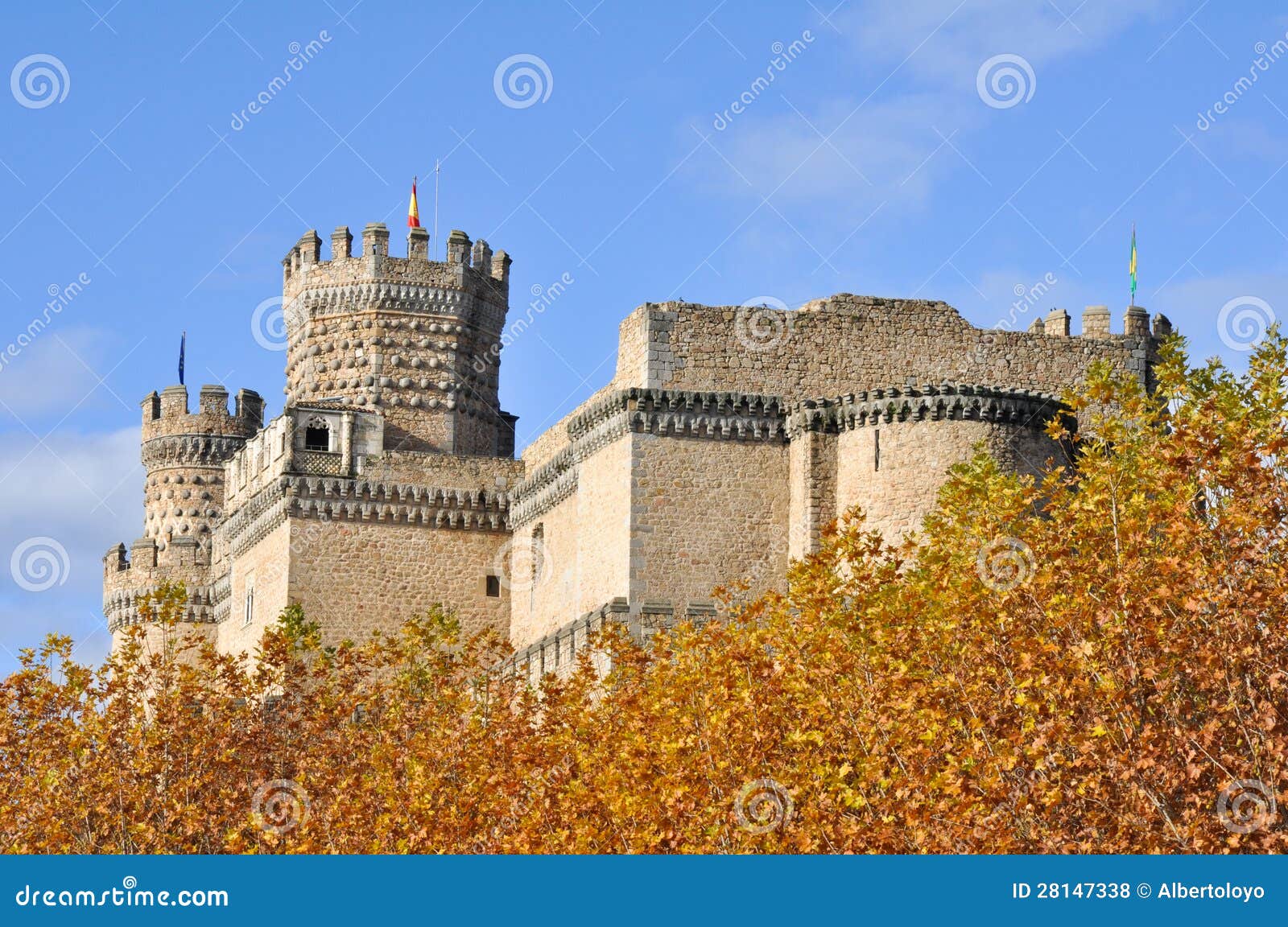 castle of manzanares el real, madrid, spain