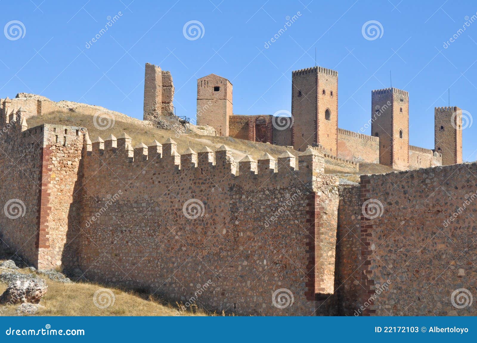 castle of molina de aragon. guadalajara