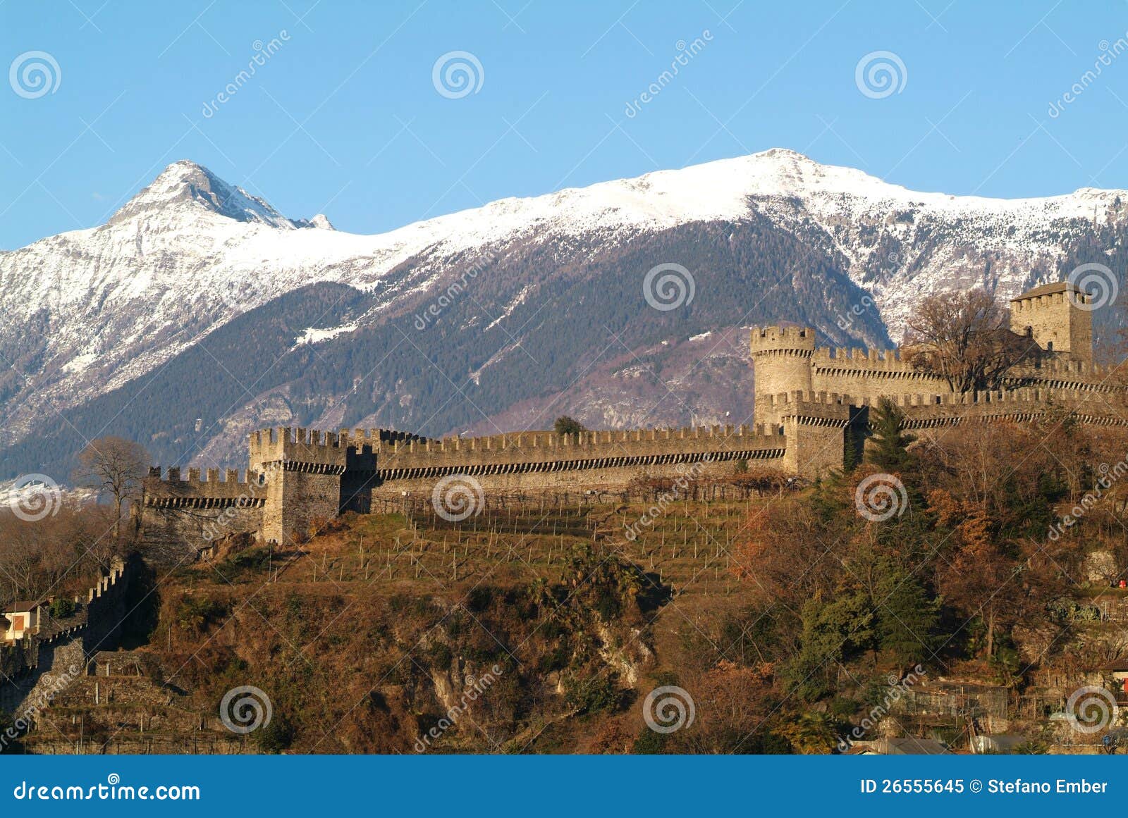 castle montebello at bellinzona