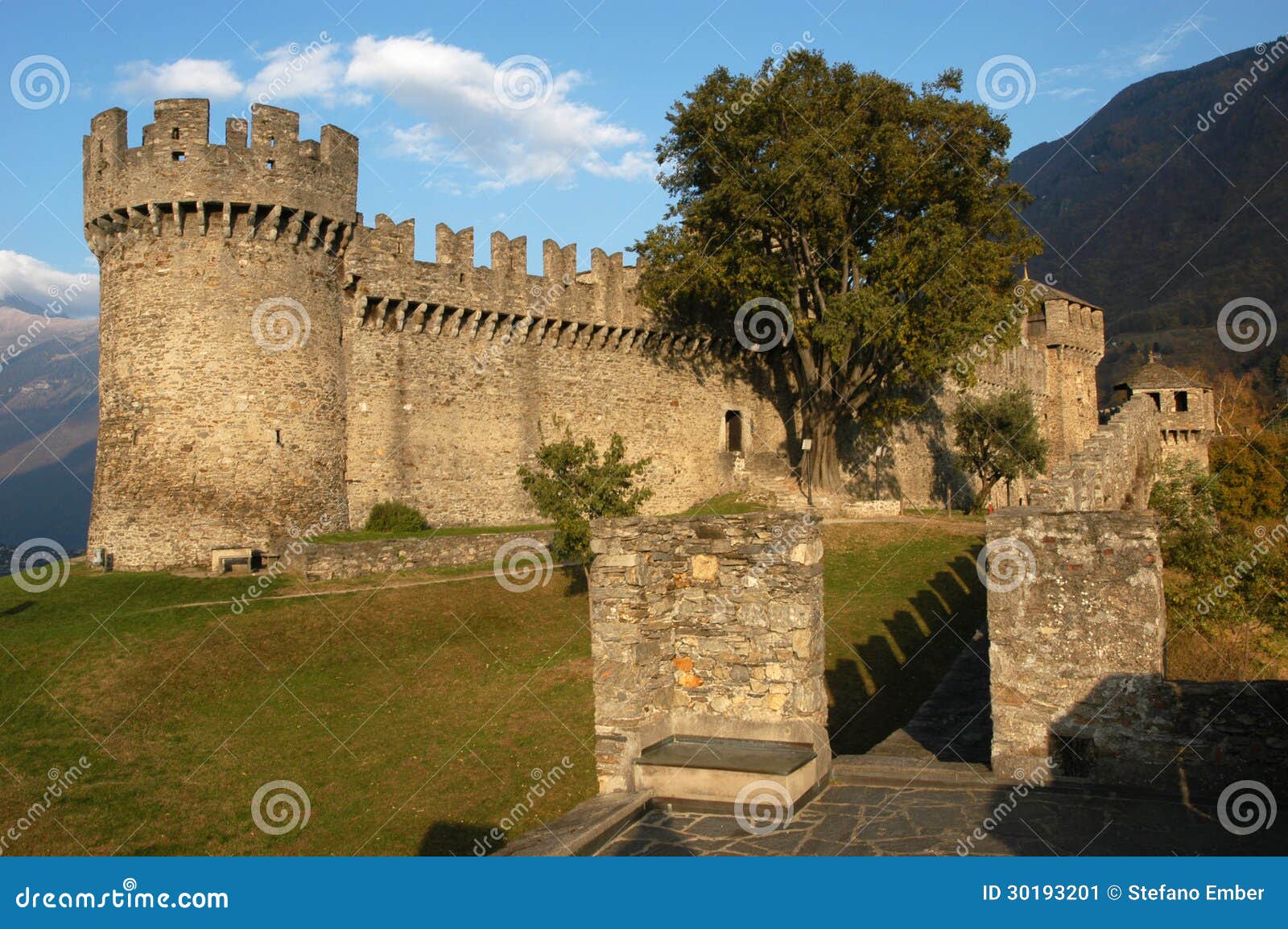 castle of montebello at bellinzona unesco world heritage